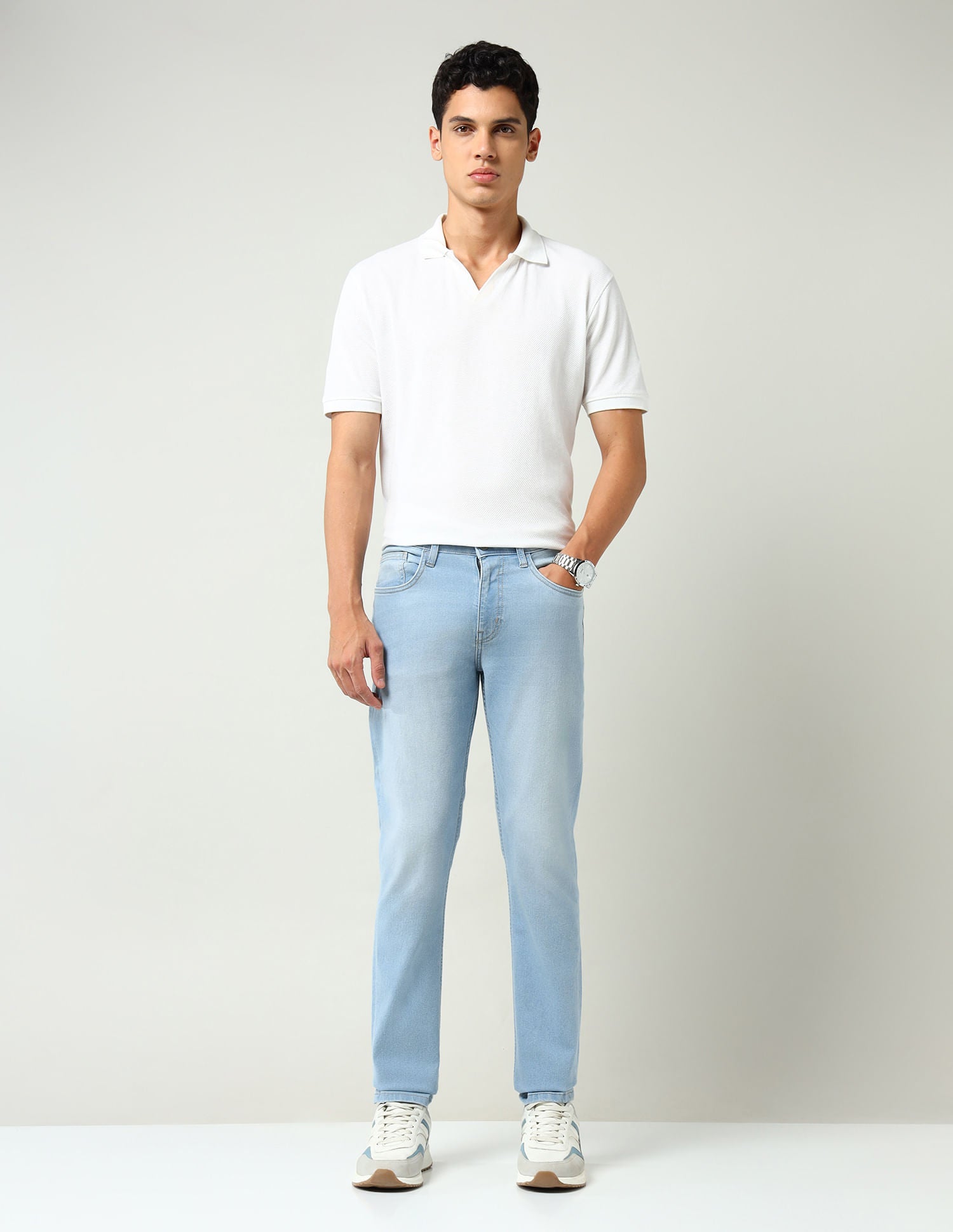 Adventure-ready Mid Rise Slim Fit Jeans