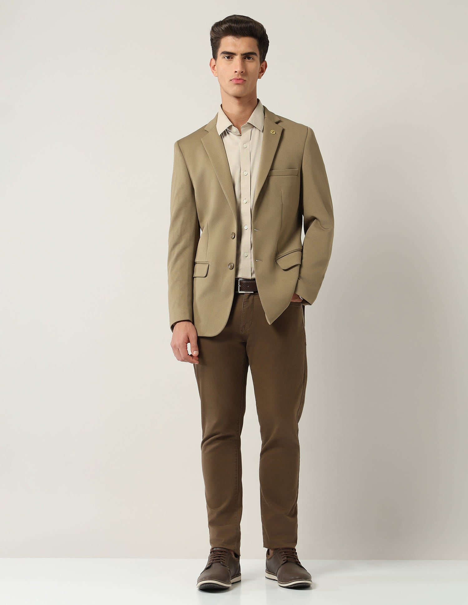 Tailored Fit Dobby Blazer