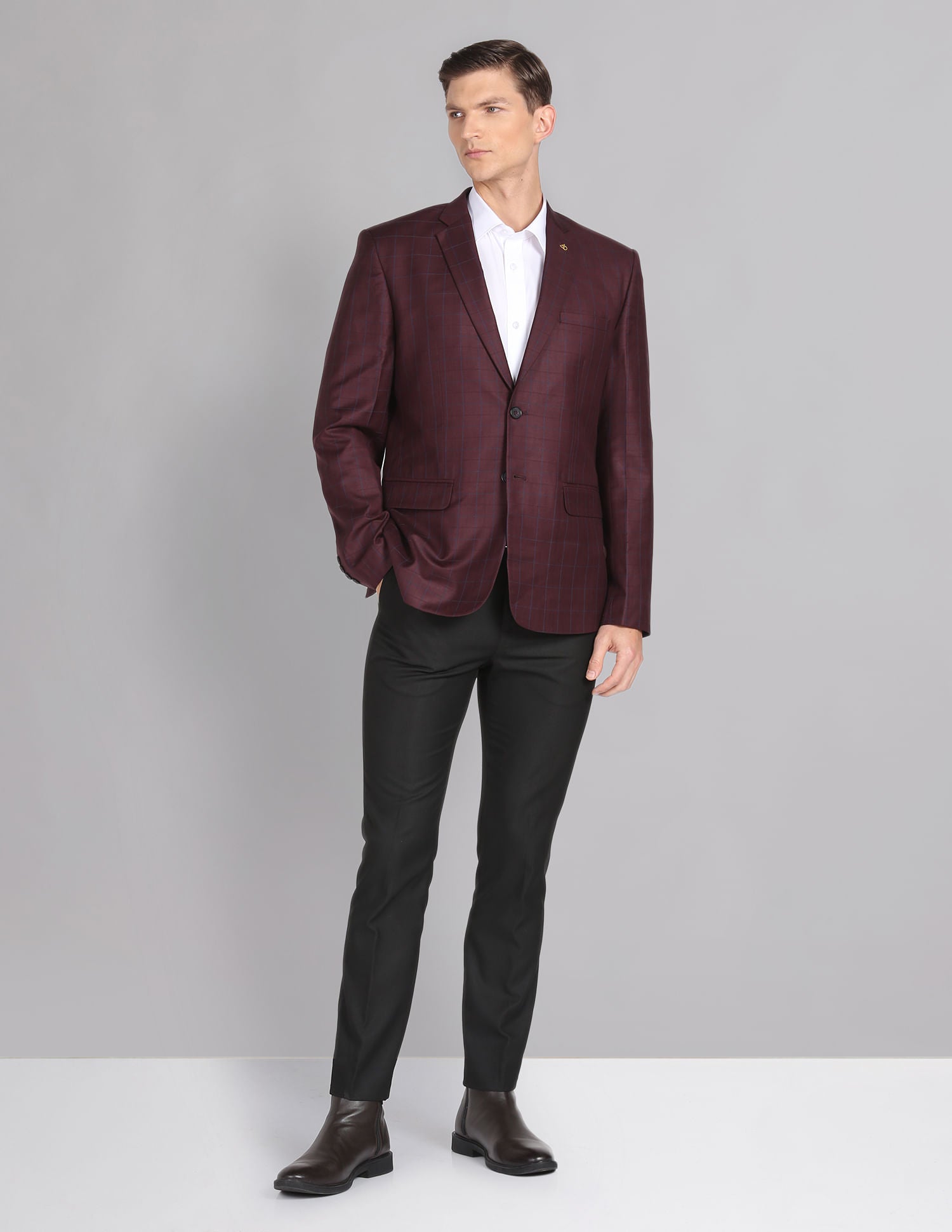 Tattersall Check Twill Blazer