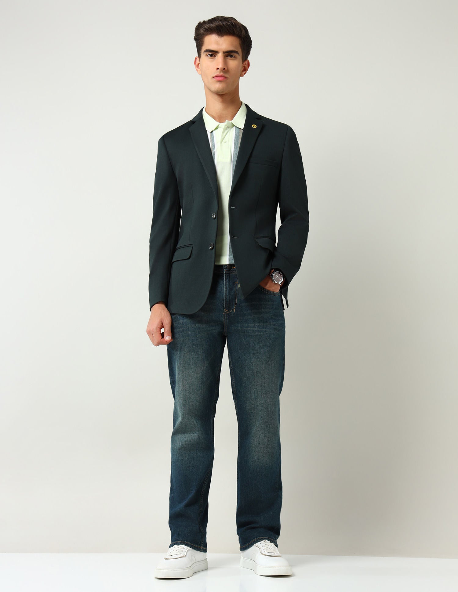 Classique Tailored Fit Dobby Blazer