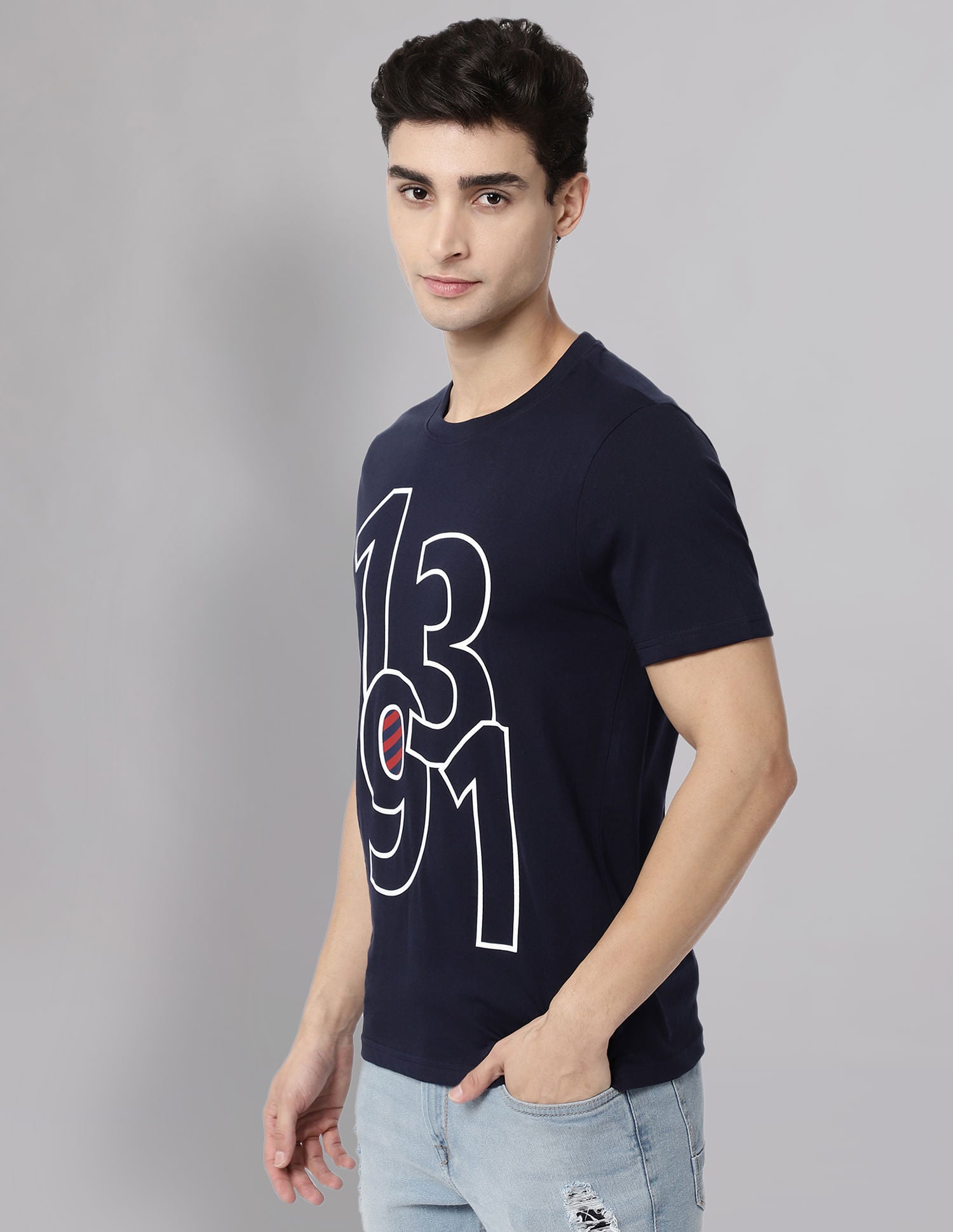 Everyday Essential Typographic Print Cotton T-Shirt