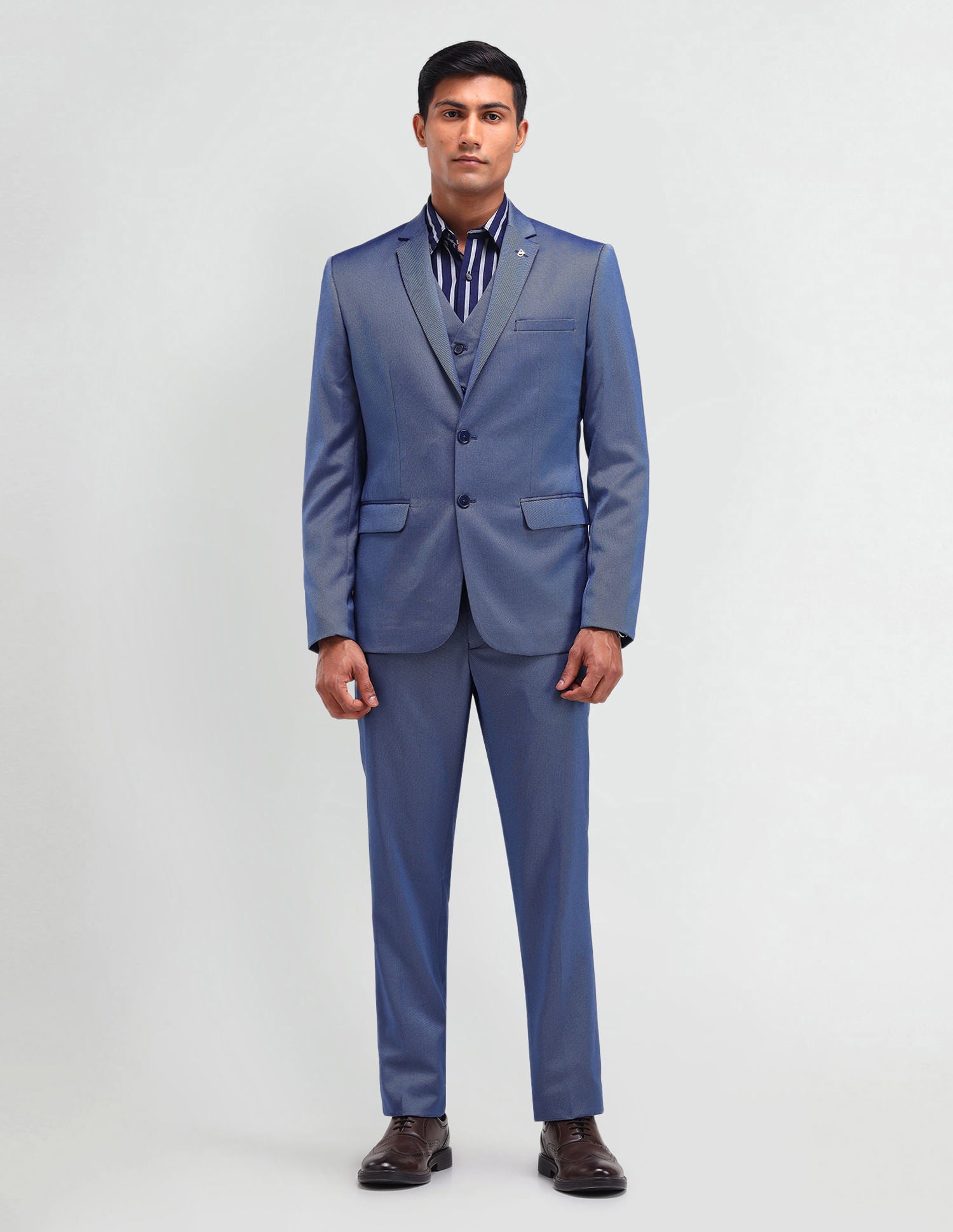 Executive Edged Tailored Fit Three Piece Suit