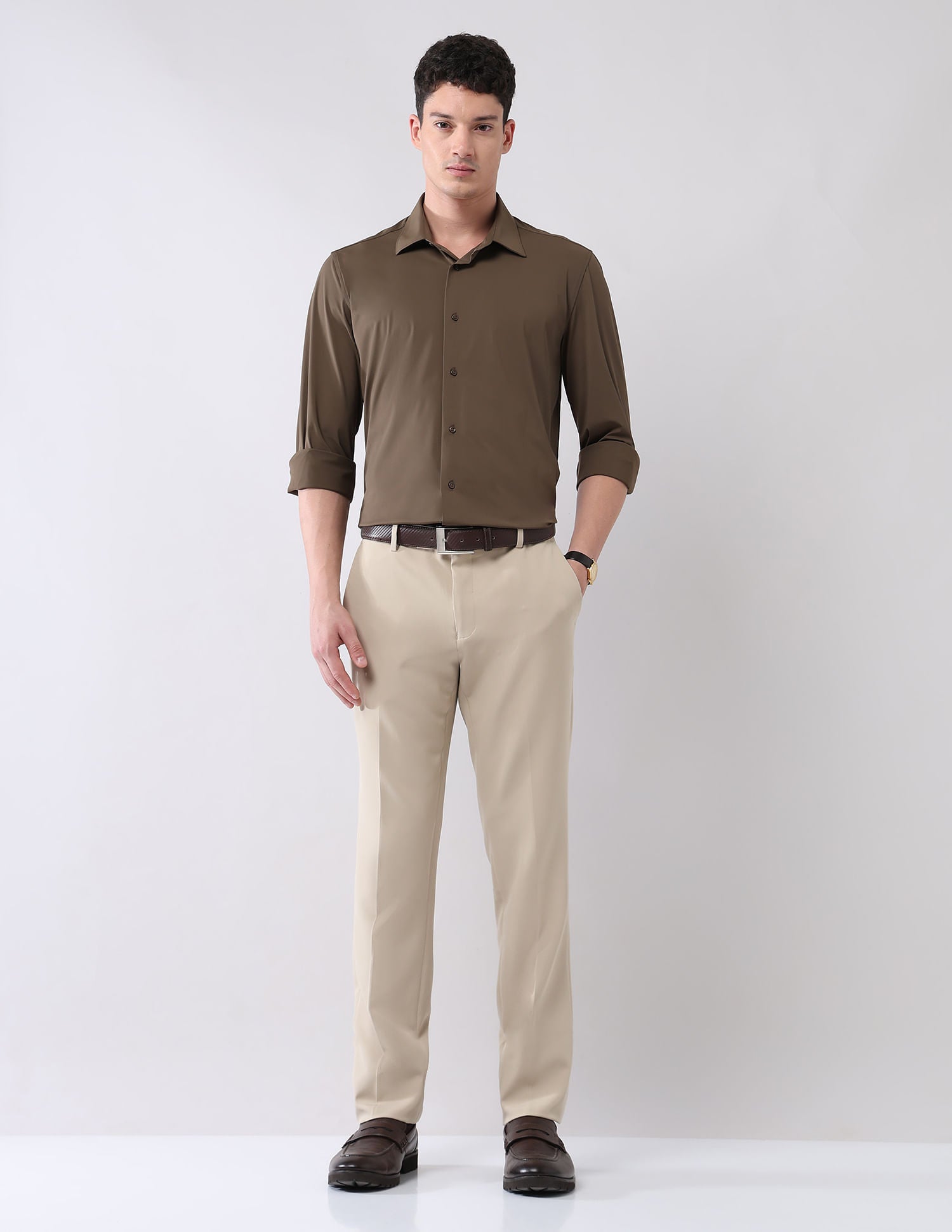 Office Hour Modern Slim Fit Formal Trousers