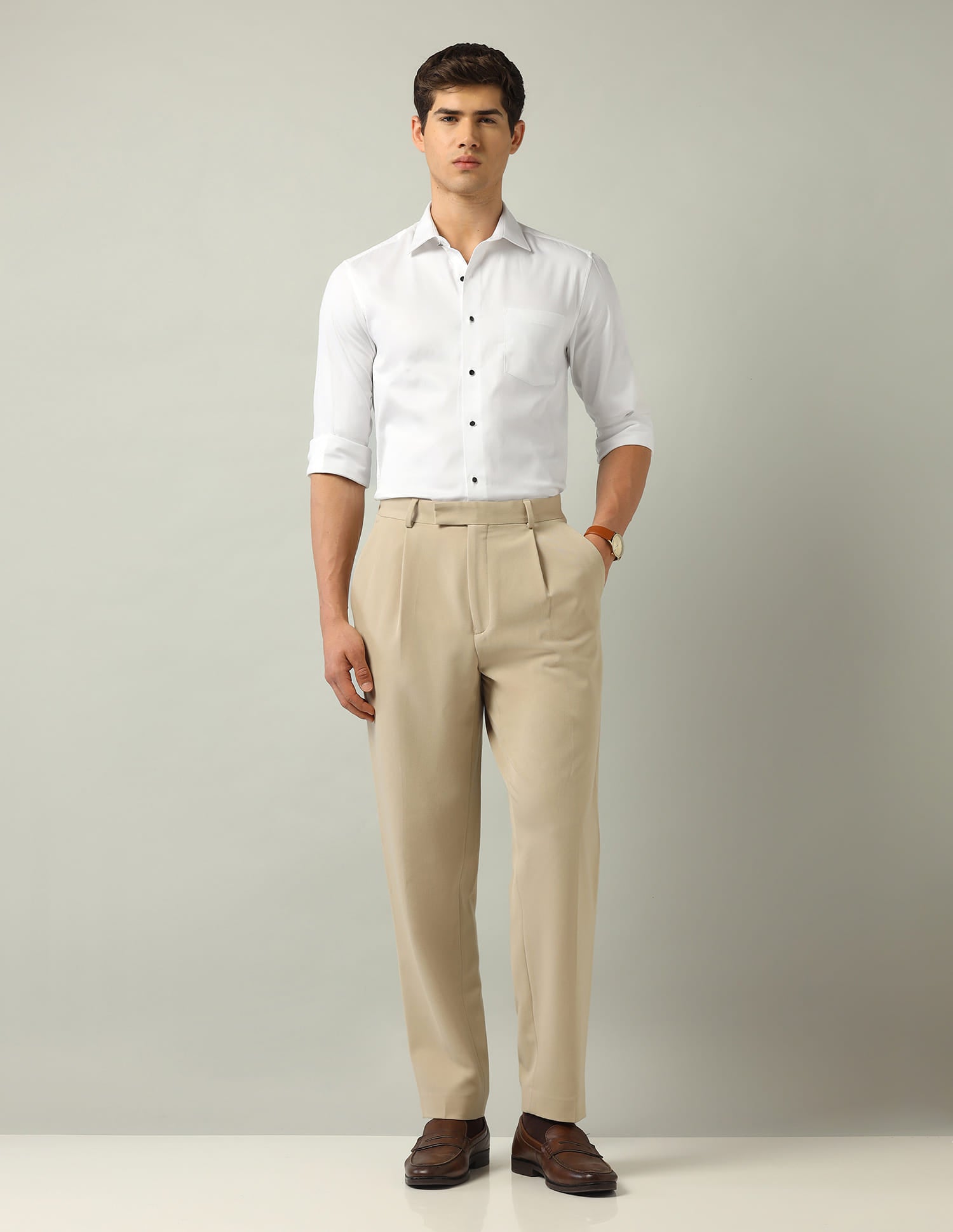 Slim Fit Satin Shirt