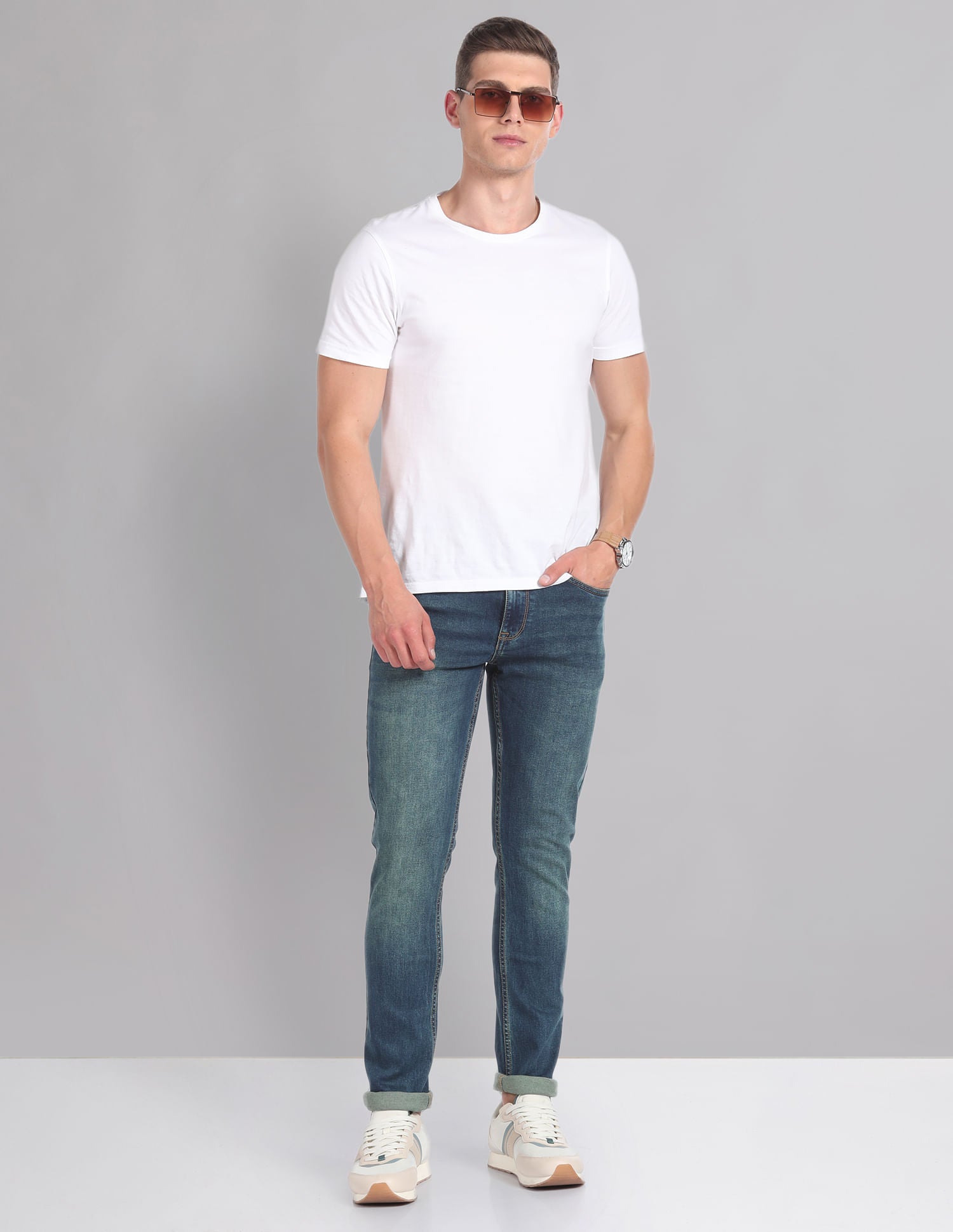 Refined Mid Rise Skinny Fit Jeans