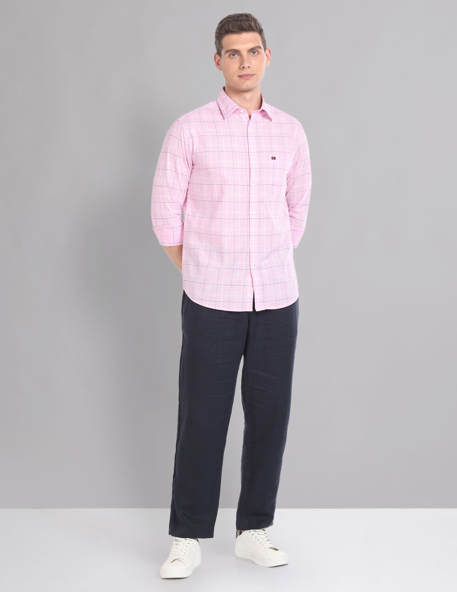 Tartan Check Pure Cotton Summer Shirt