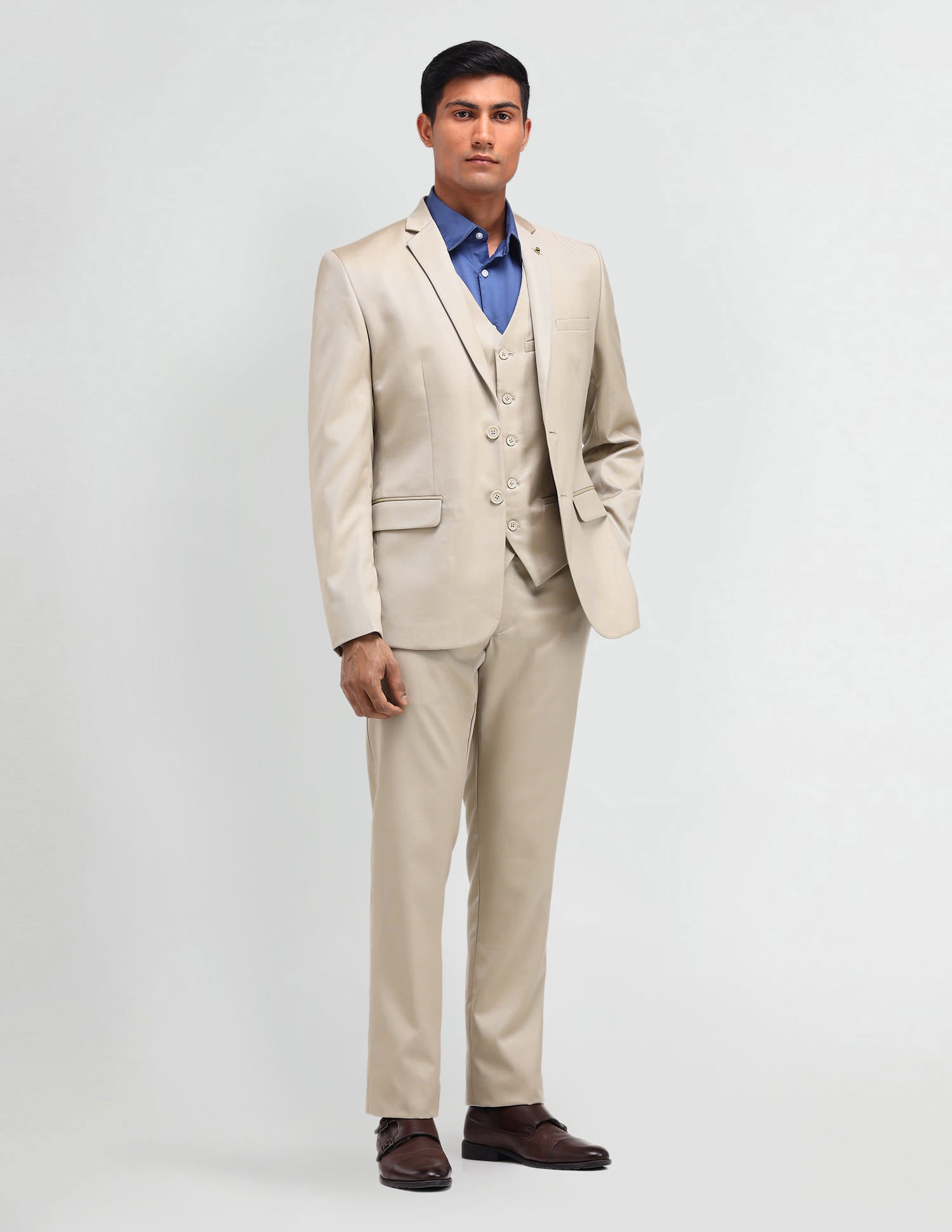 Tailored Fit Three Piece Suit