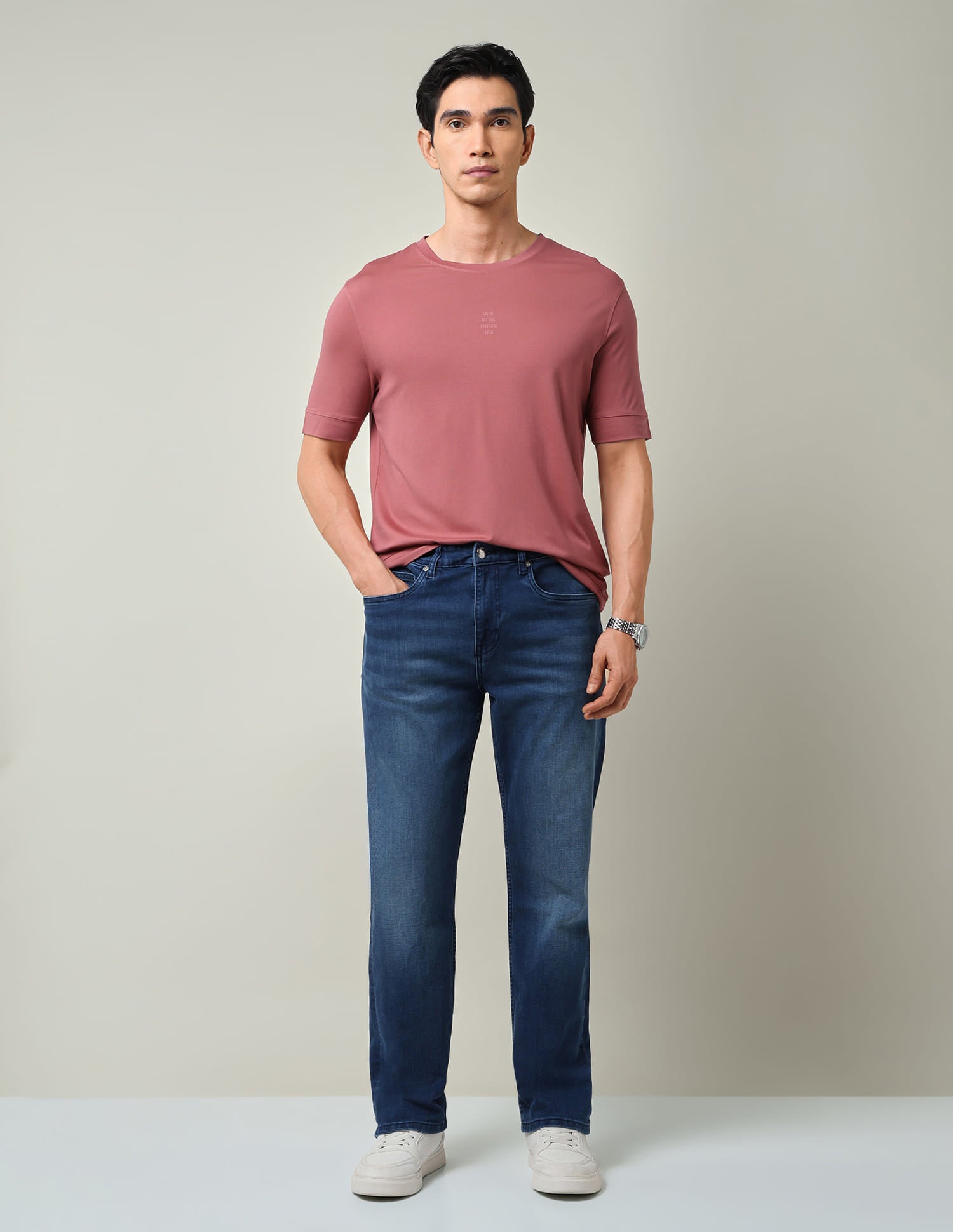 Stylish & Solid Regular Fit T-Shirt