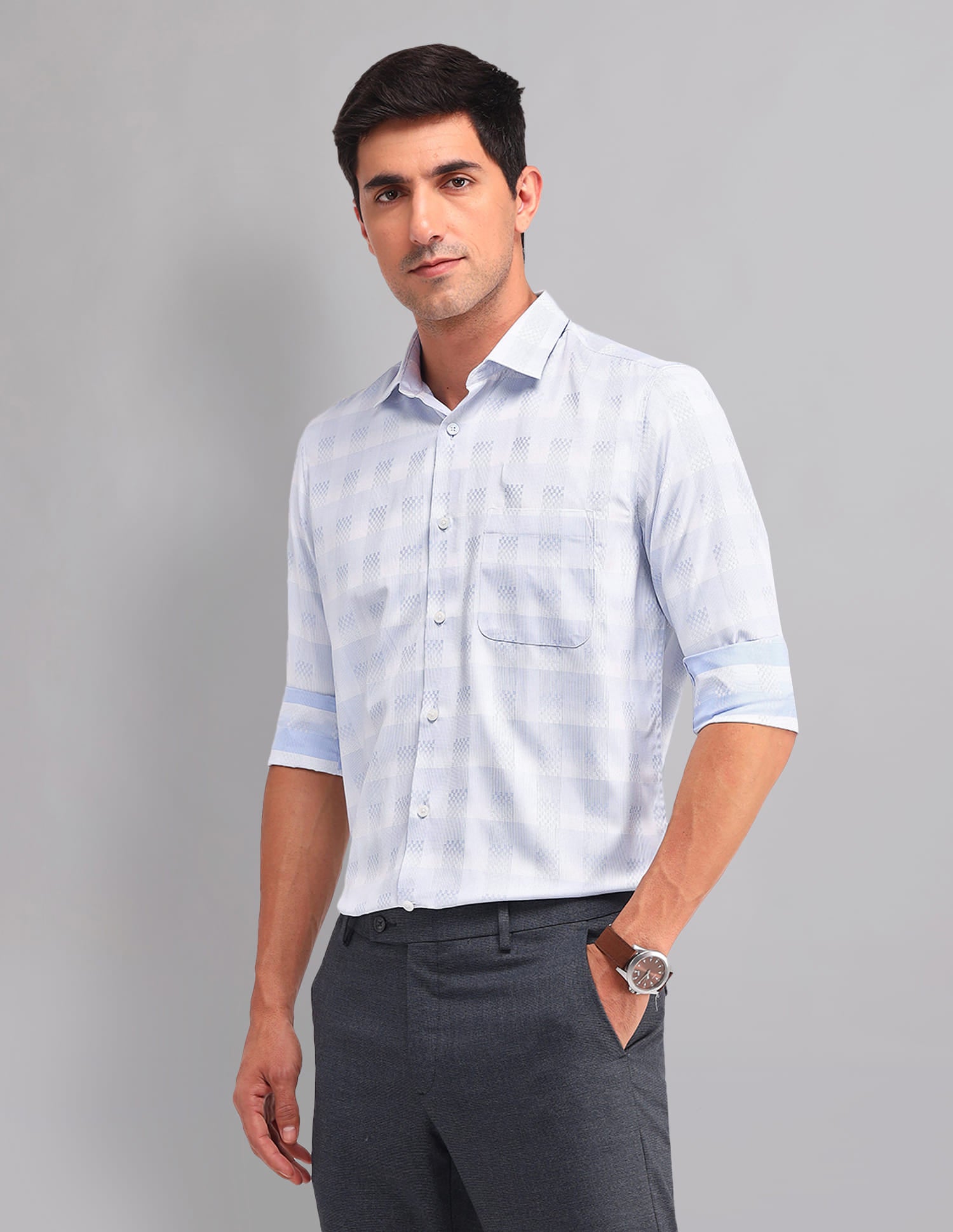 Everyday Essential Regular Fit Gingham Checked Shirt