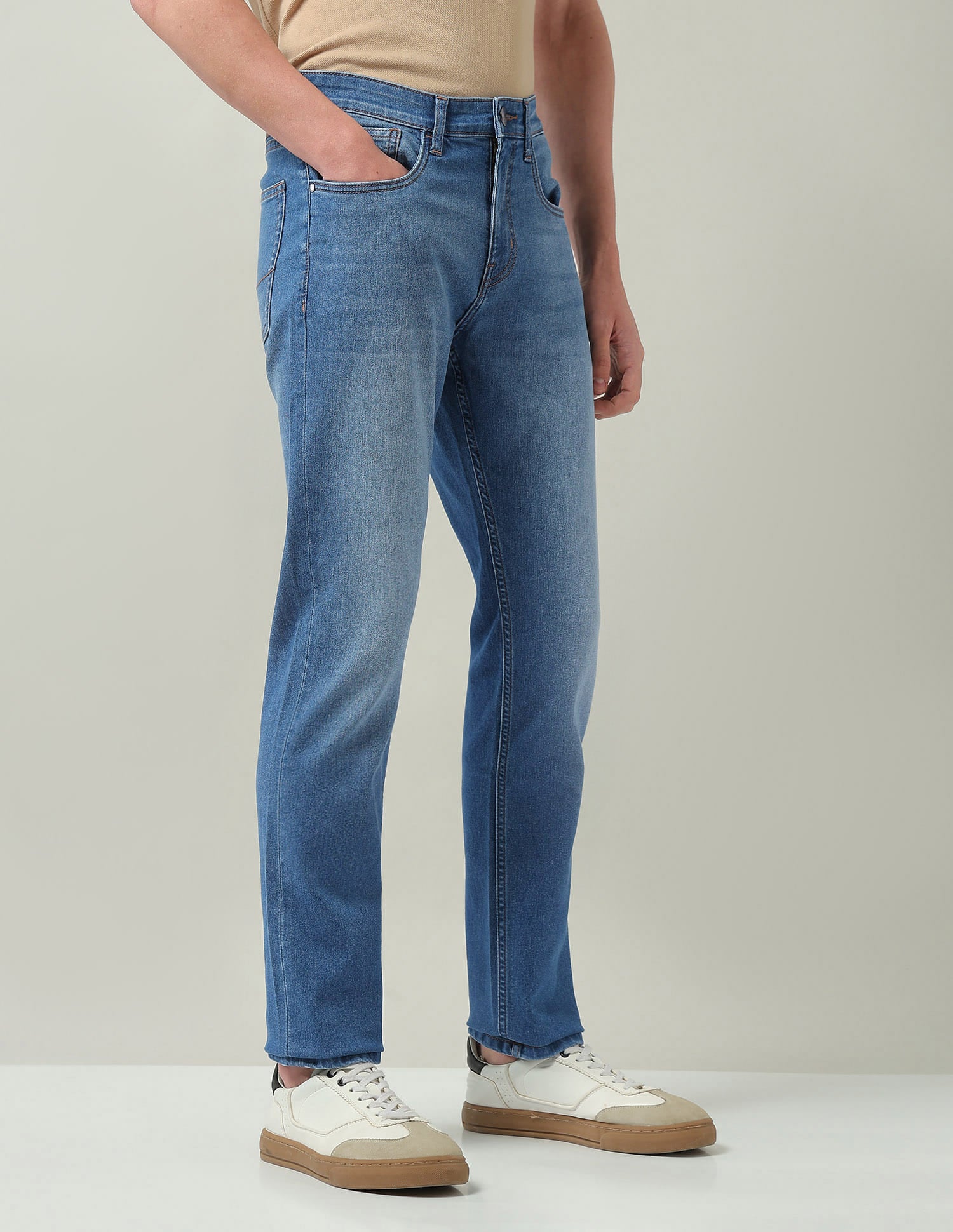 Mid Rise Slim Fit Jeans