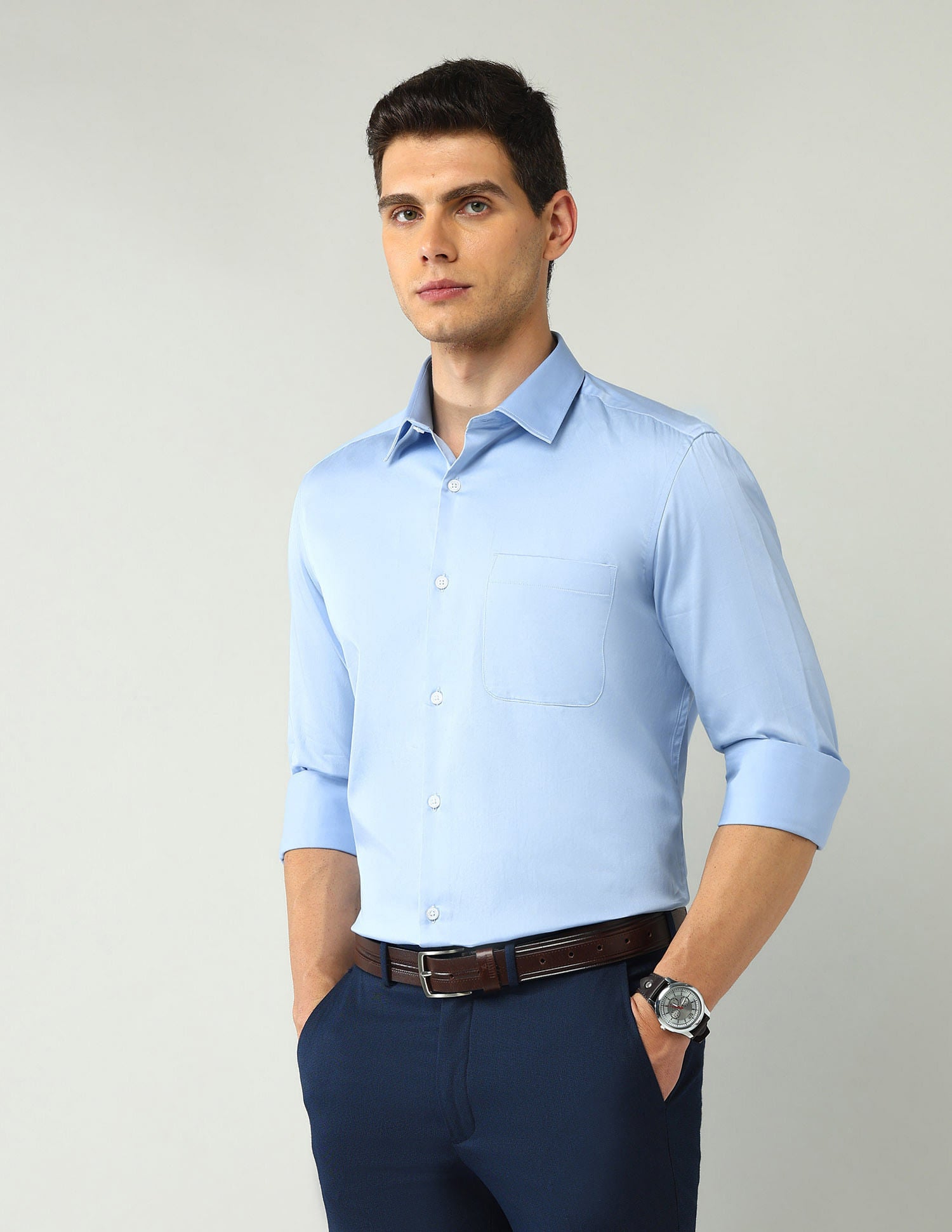 Classic Regular Fit Solid Shirt