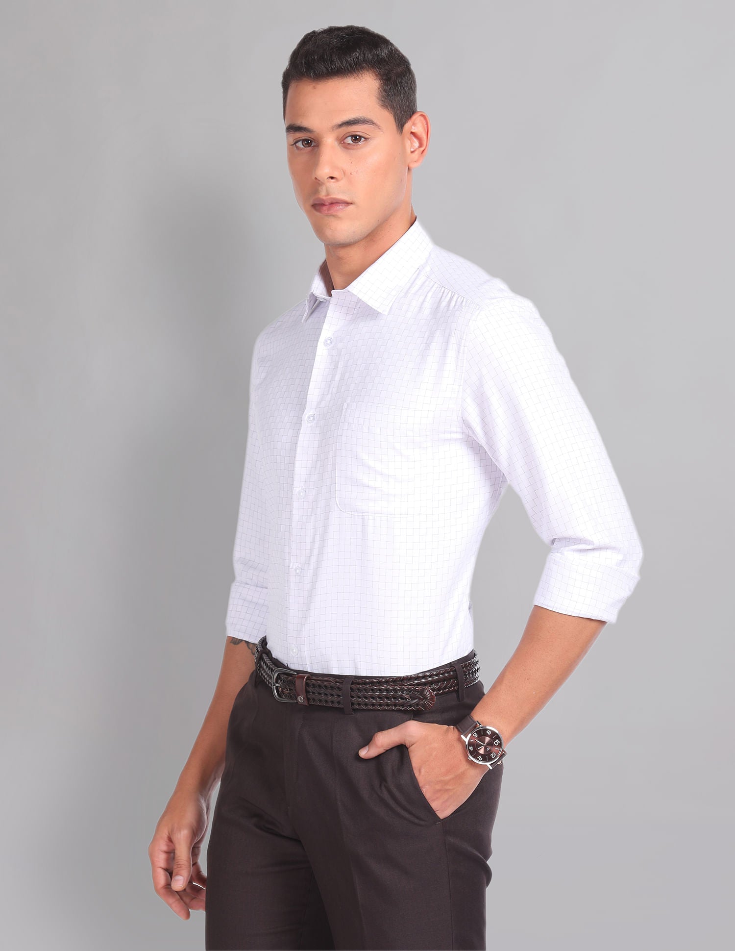All Day Fashion Graph Check Sartorial Shirt
