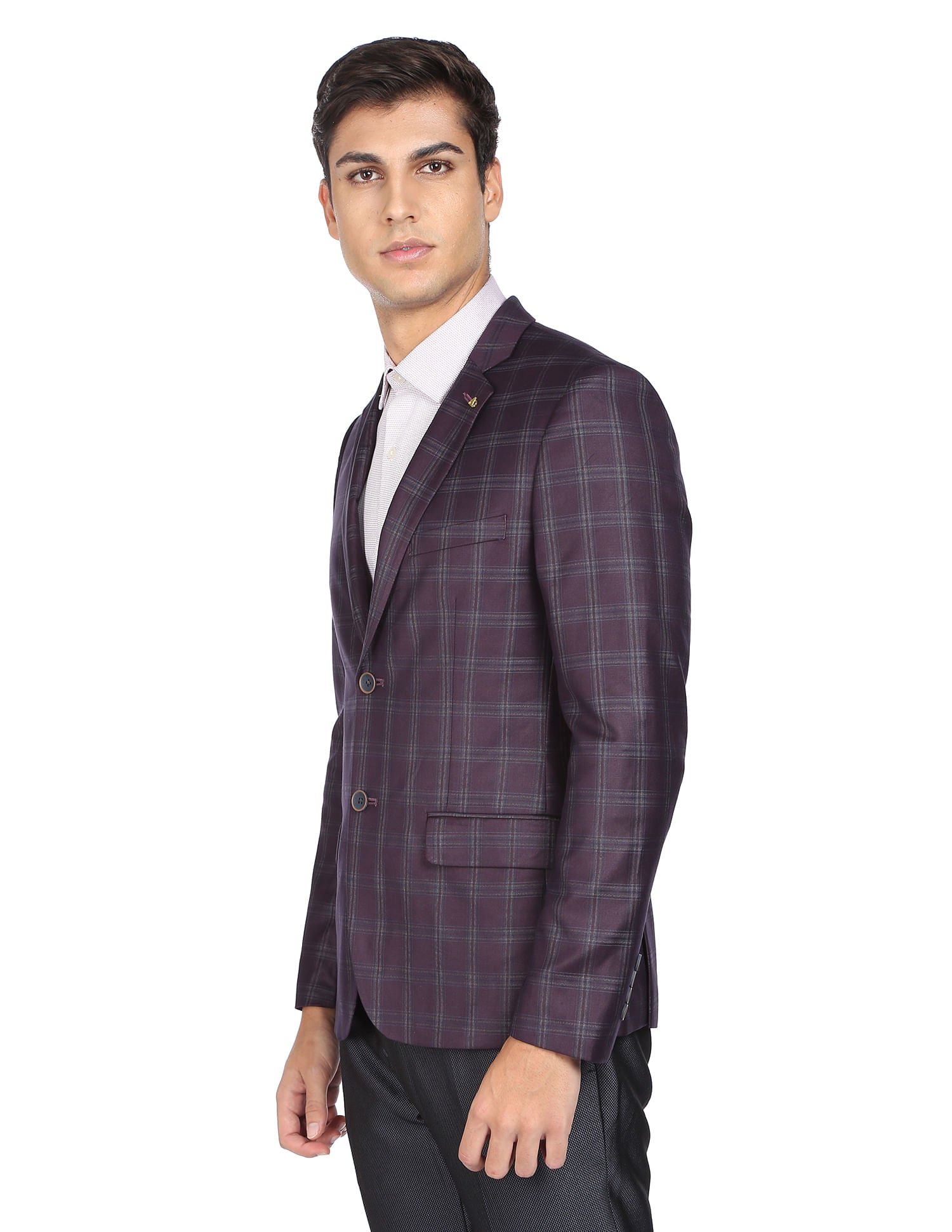 Everydaywear Tailored Regular Fit Tartan Check Blazer