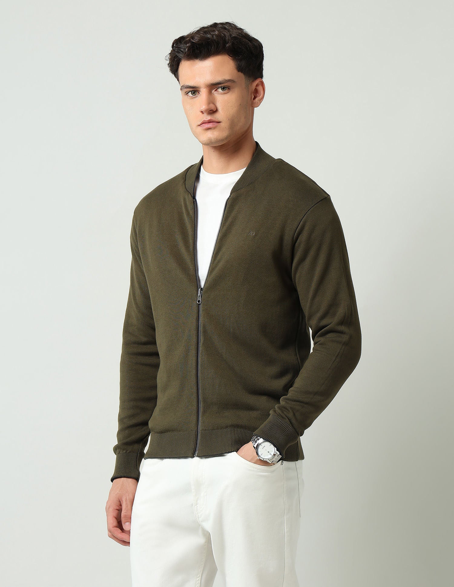 Wardrobe Essential Textured Modern Slim Fit Jacket