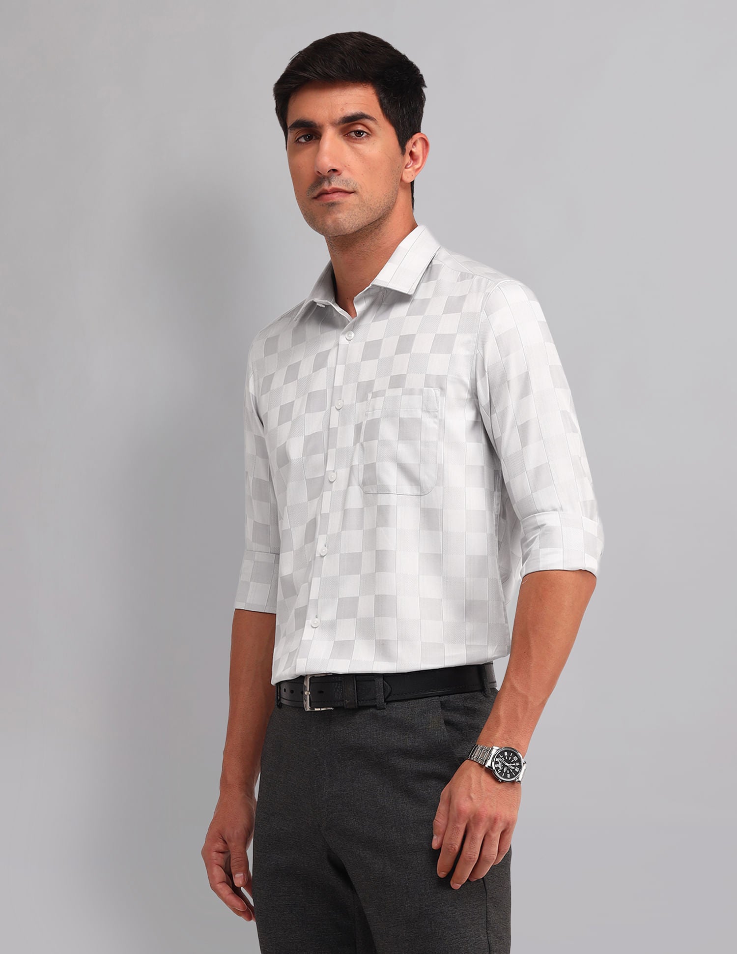 Everyday Essential Regular Fit Gingham Checked Shirt