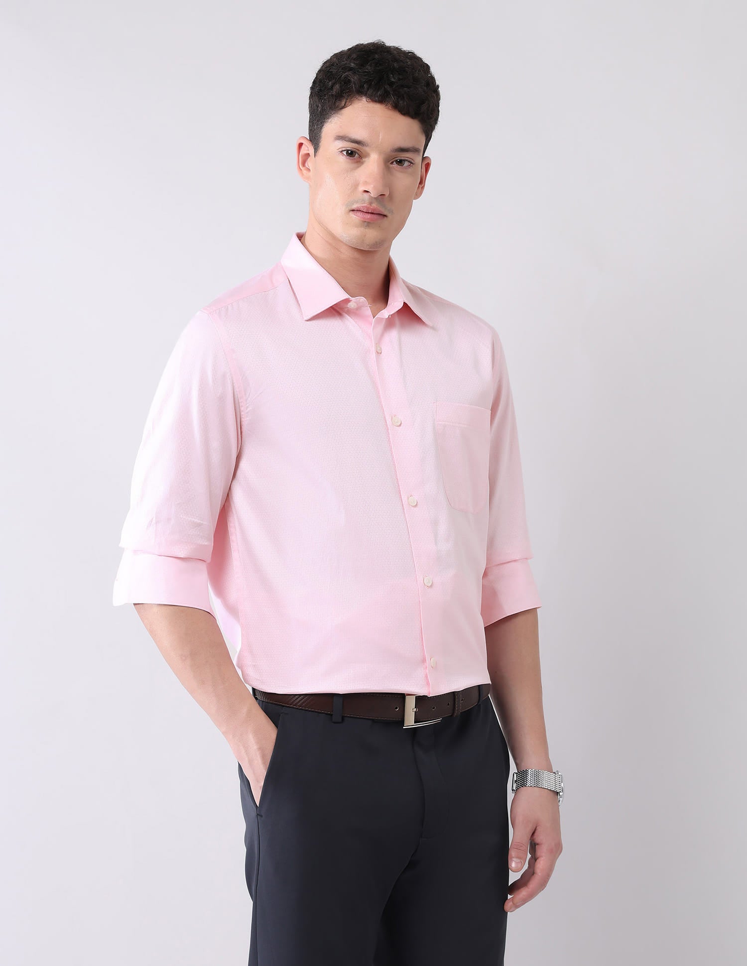 Style-Draped Regular Fit Abstract Printed Shirt