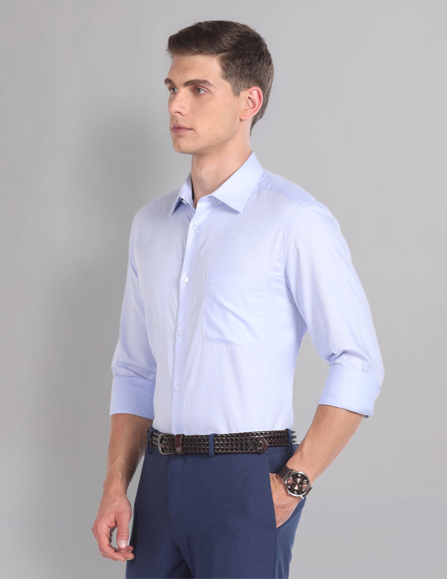 Urban Cool Dobby Sartorial Pure Cotton Shirt