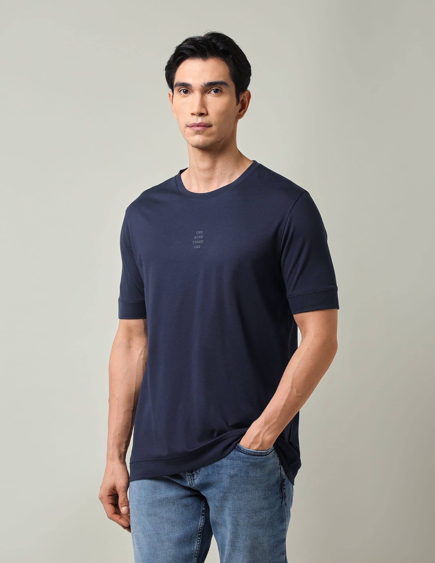 Stylish & Solid Regular Fit T-Shirt