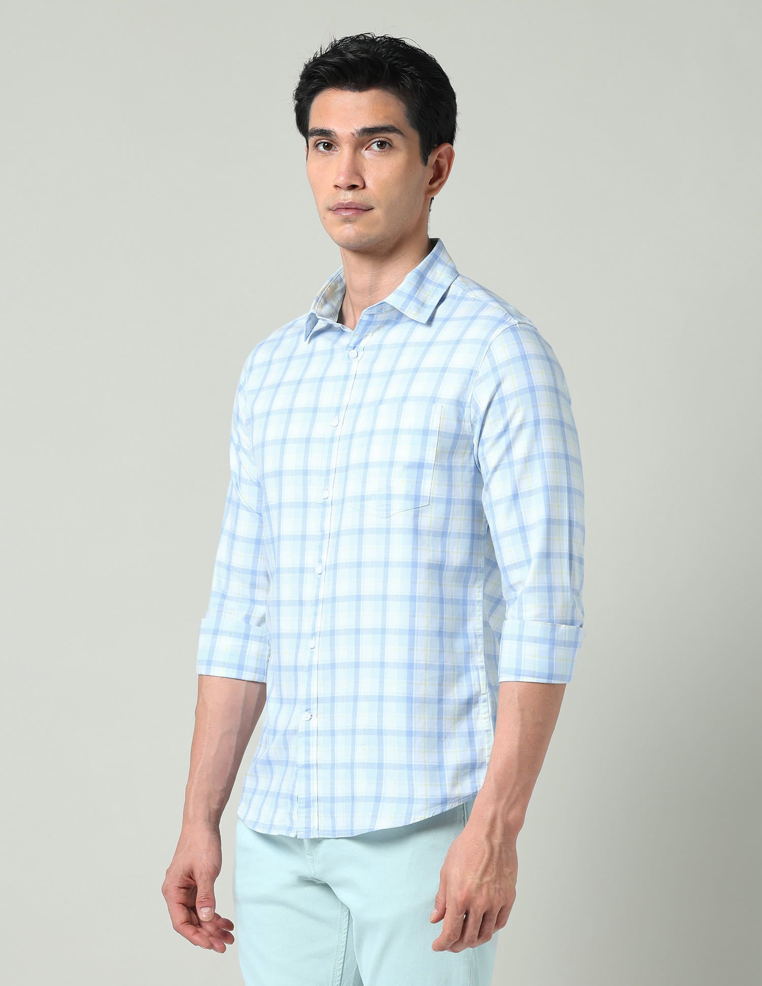 Wardrobe Essential Tartan Checked Slim Fit Shirt