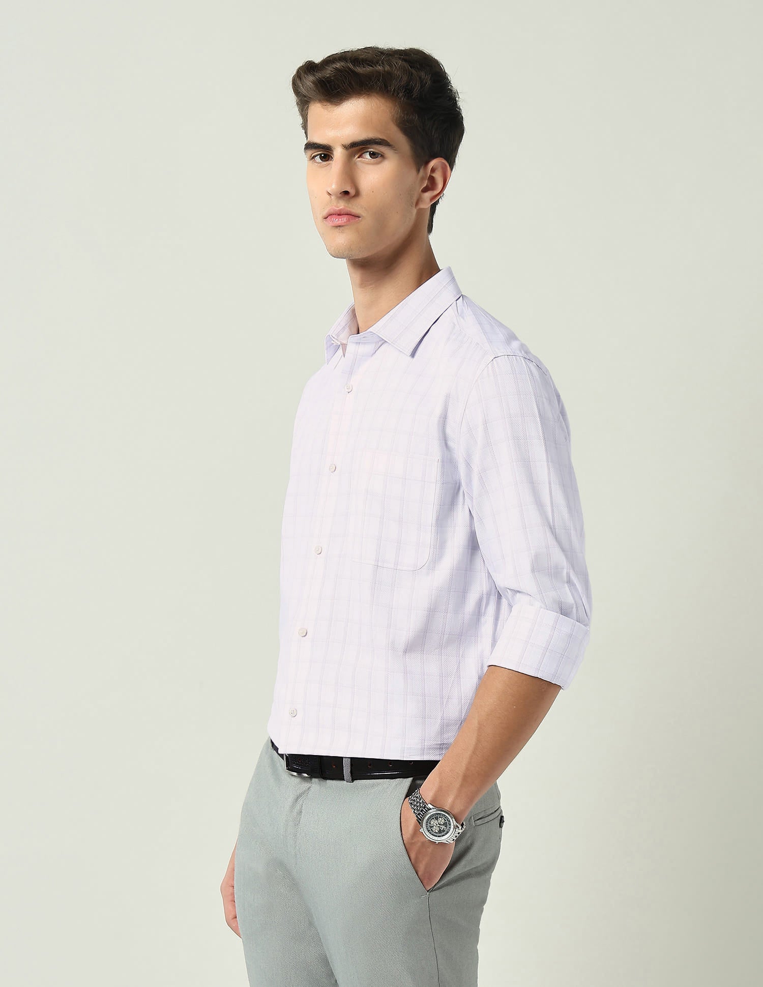 Regular Tartan Checked Regular Fit Shirt