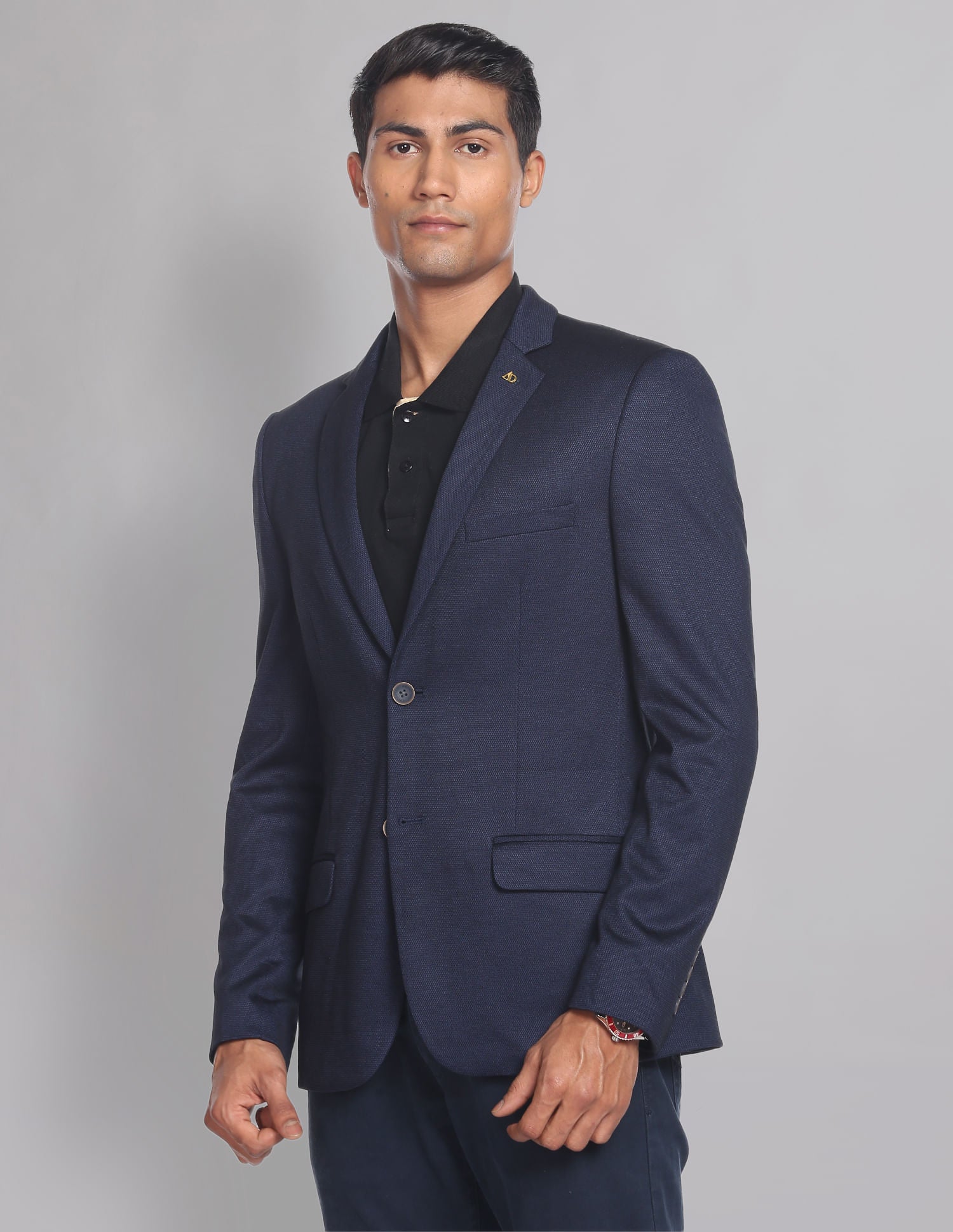 Style Essential Slim Fit Patterned Blazer