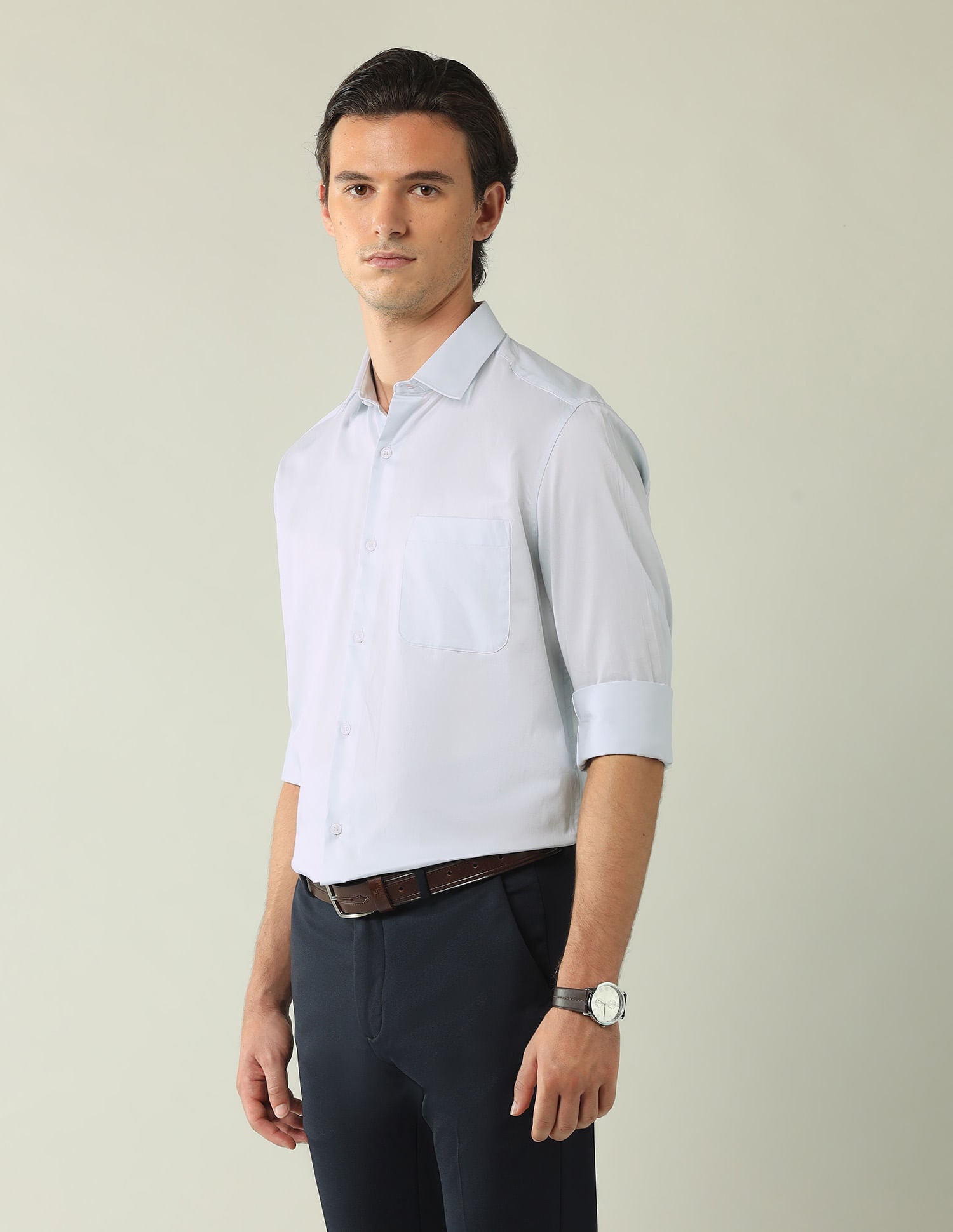 Classic Regular Fit Solid Shirt