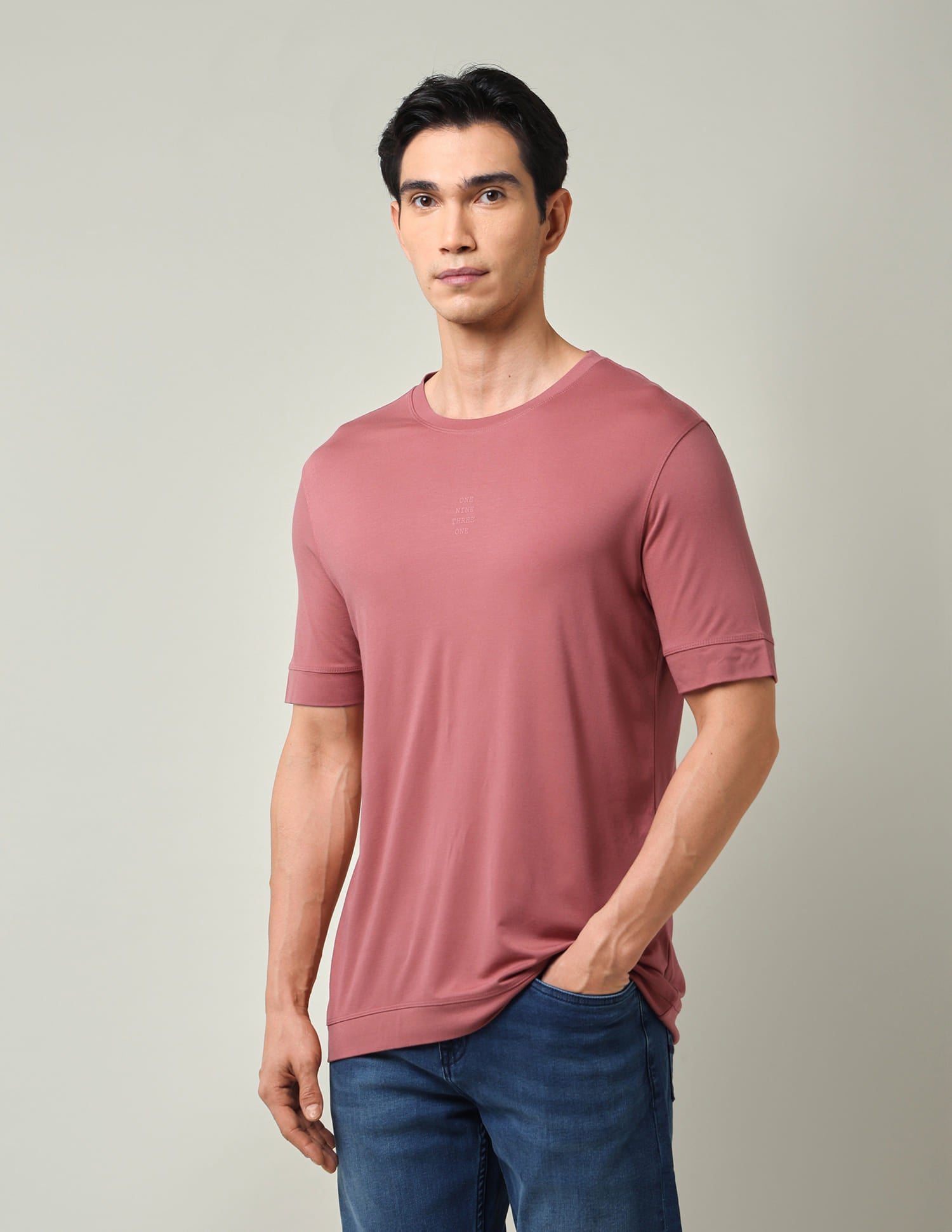 Stylish & Solid Regular Fit T-Shirt