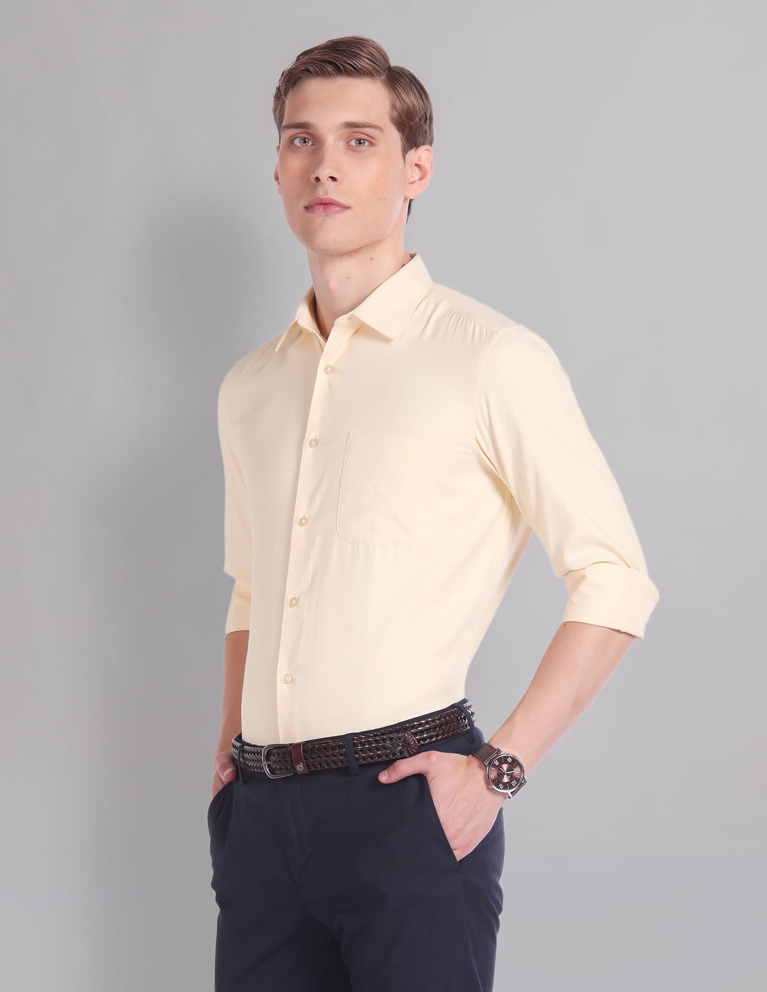 Contemporary Luxe Sartorial Dobby Shirt