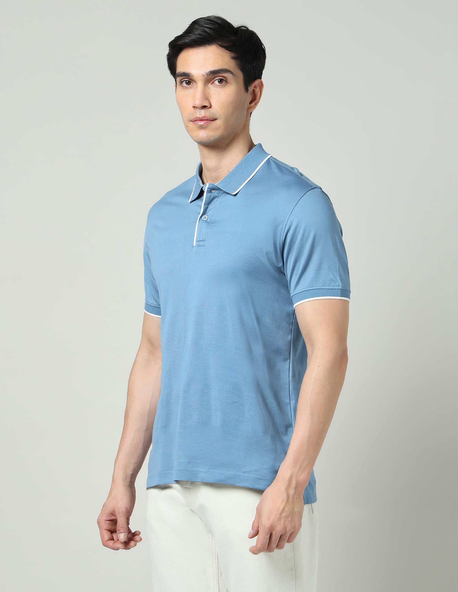 Regular Solid Slim Fit Polo Shirt