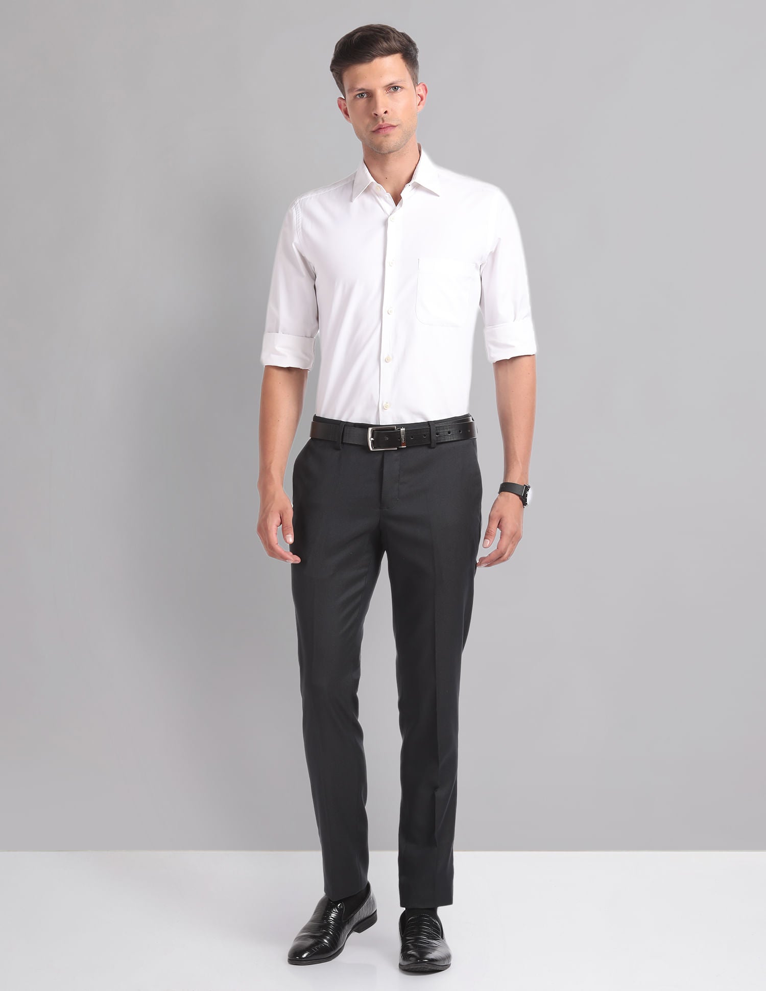 Classique Smart Flex Slim Formal Trousers