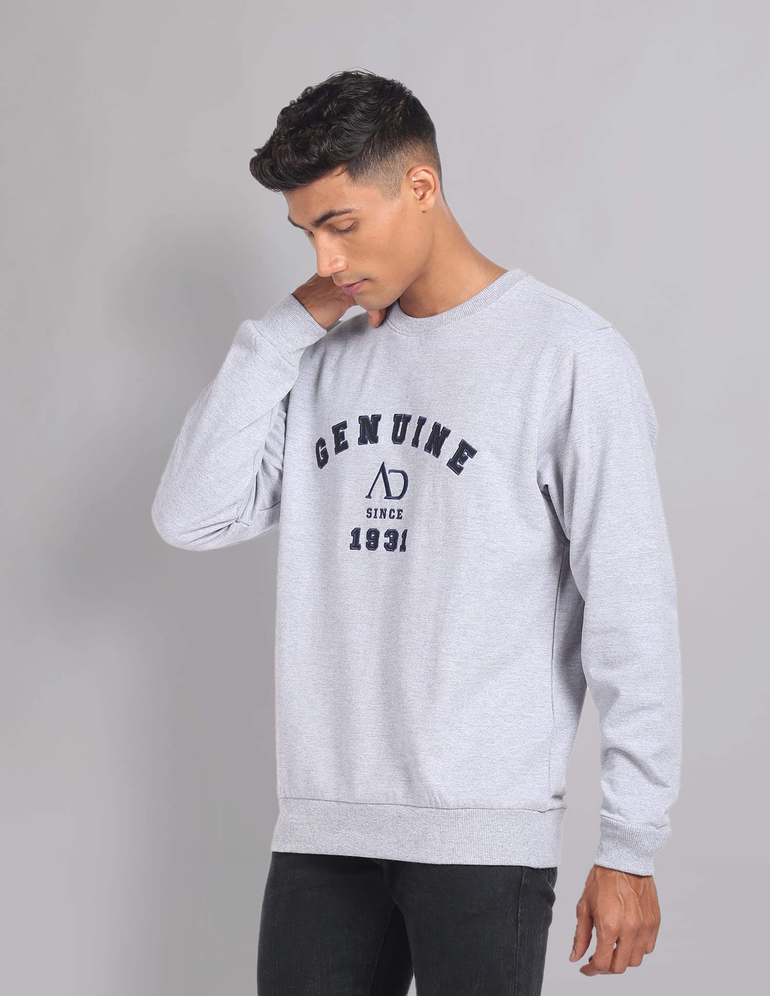 Effortless Sophistication Crew Neck Moistex Sweatshirt