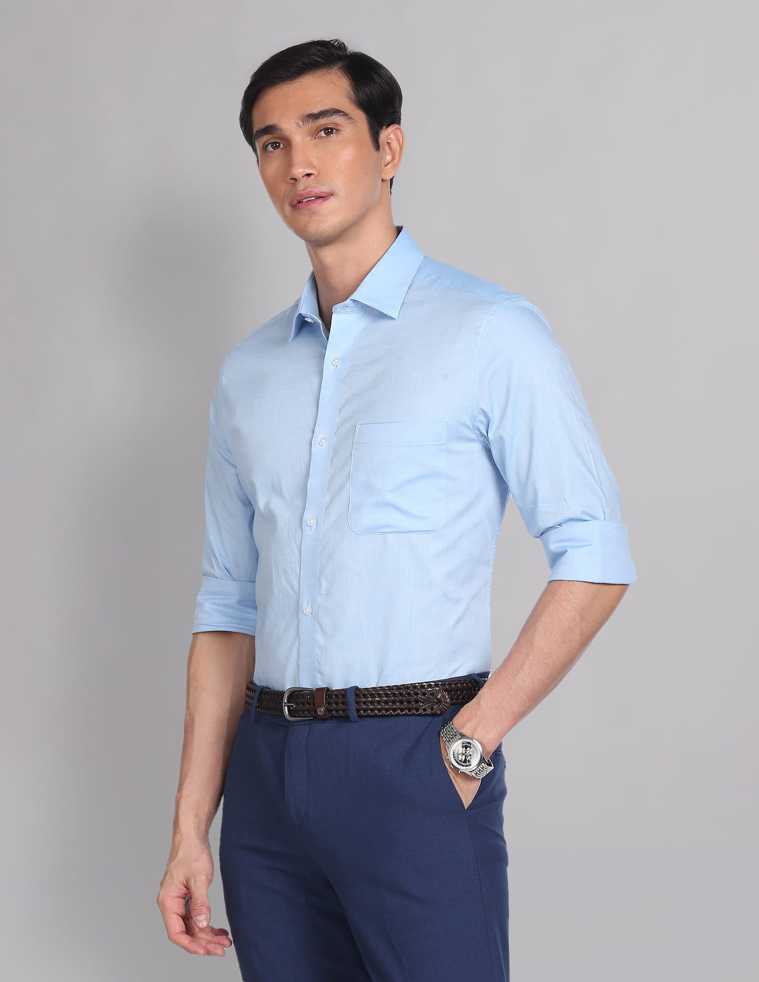 Oxford Solid Formal Shirt