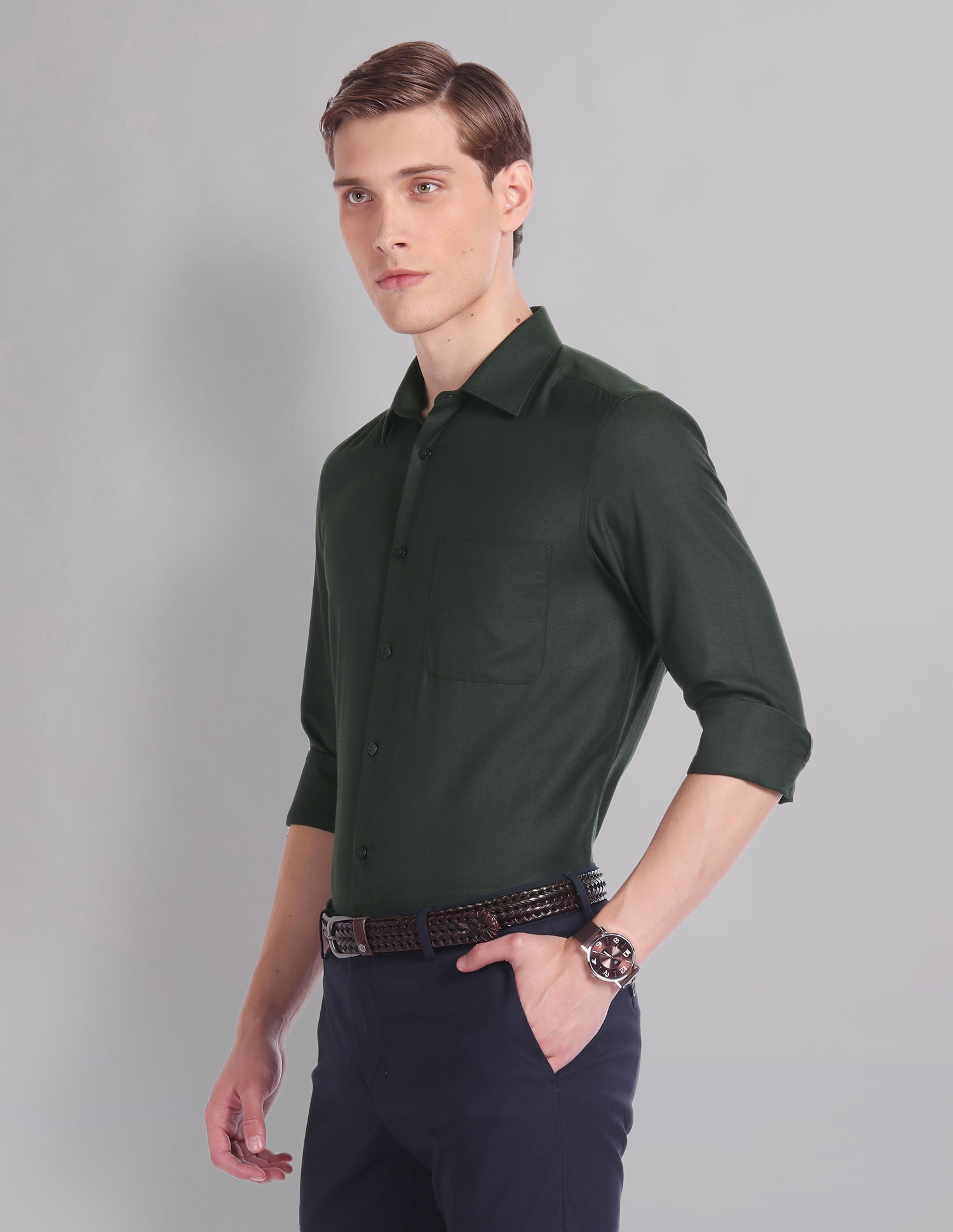 Contemporary Luxe Sartorial Dobby Shirt