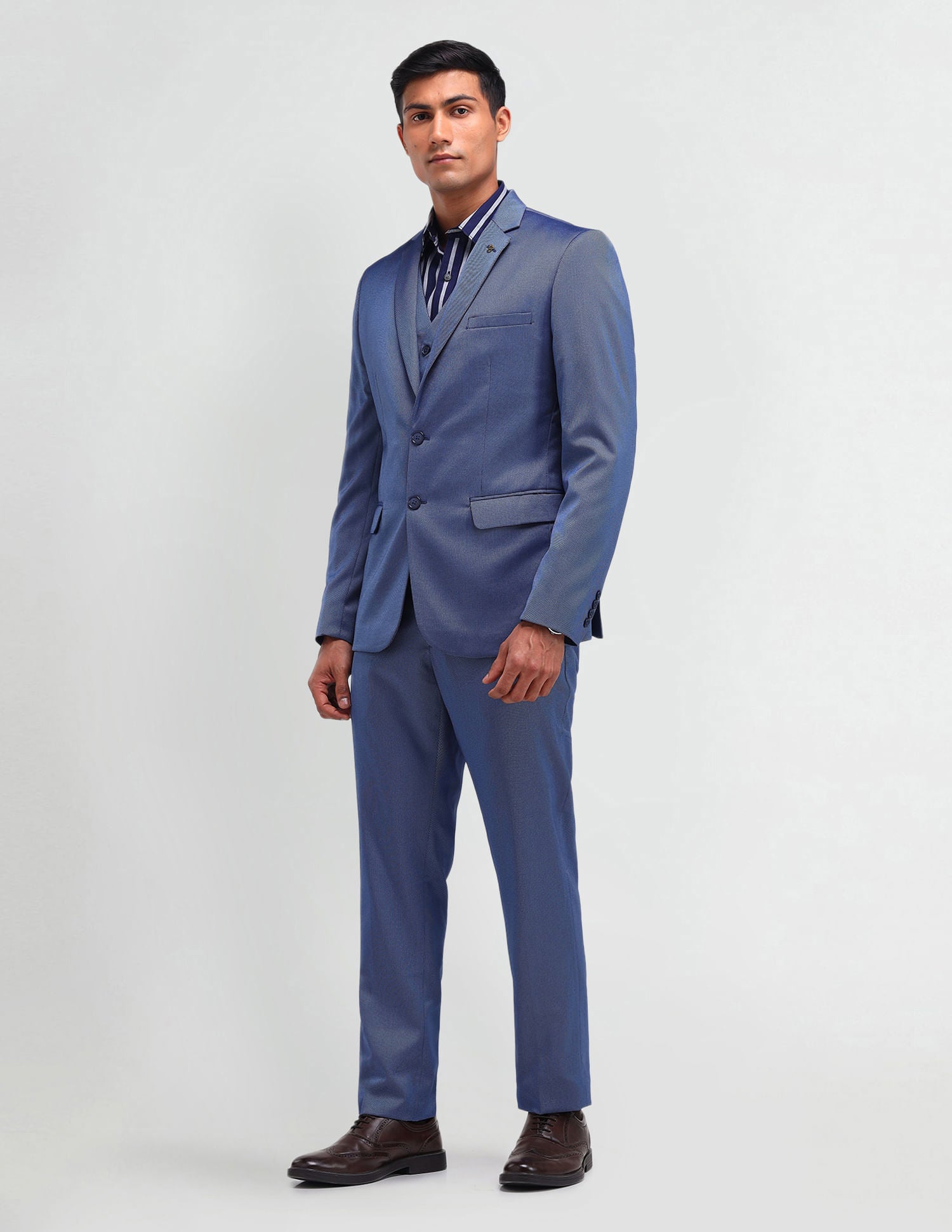 Executive Edged Tailored Fit Three Piece Suit