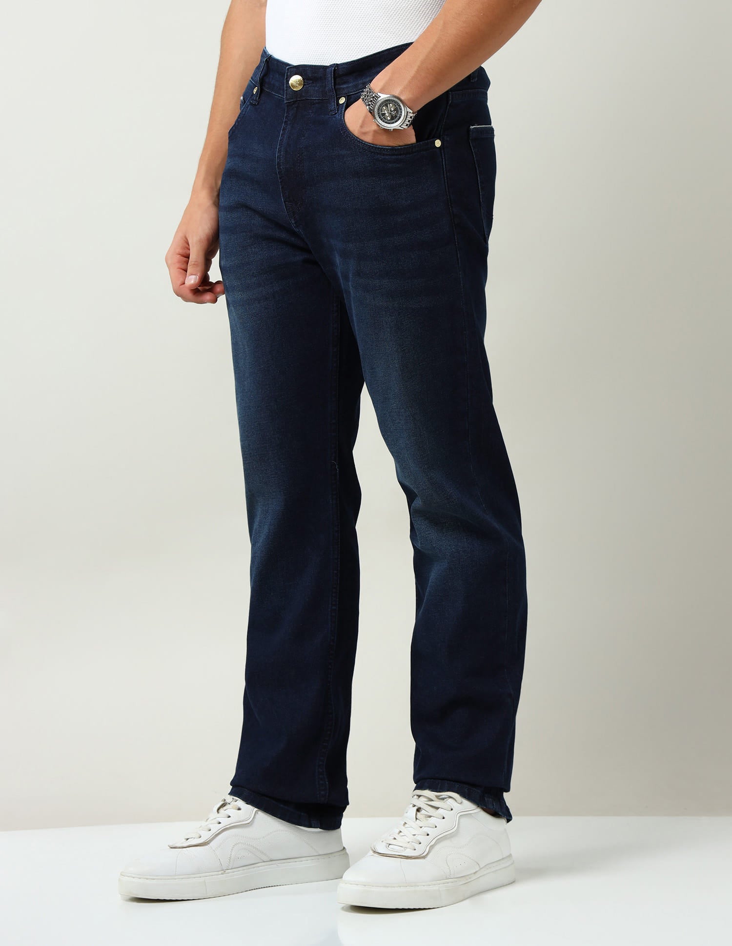 Mid Rise Comfort Slim Fit Jeans
