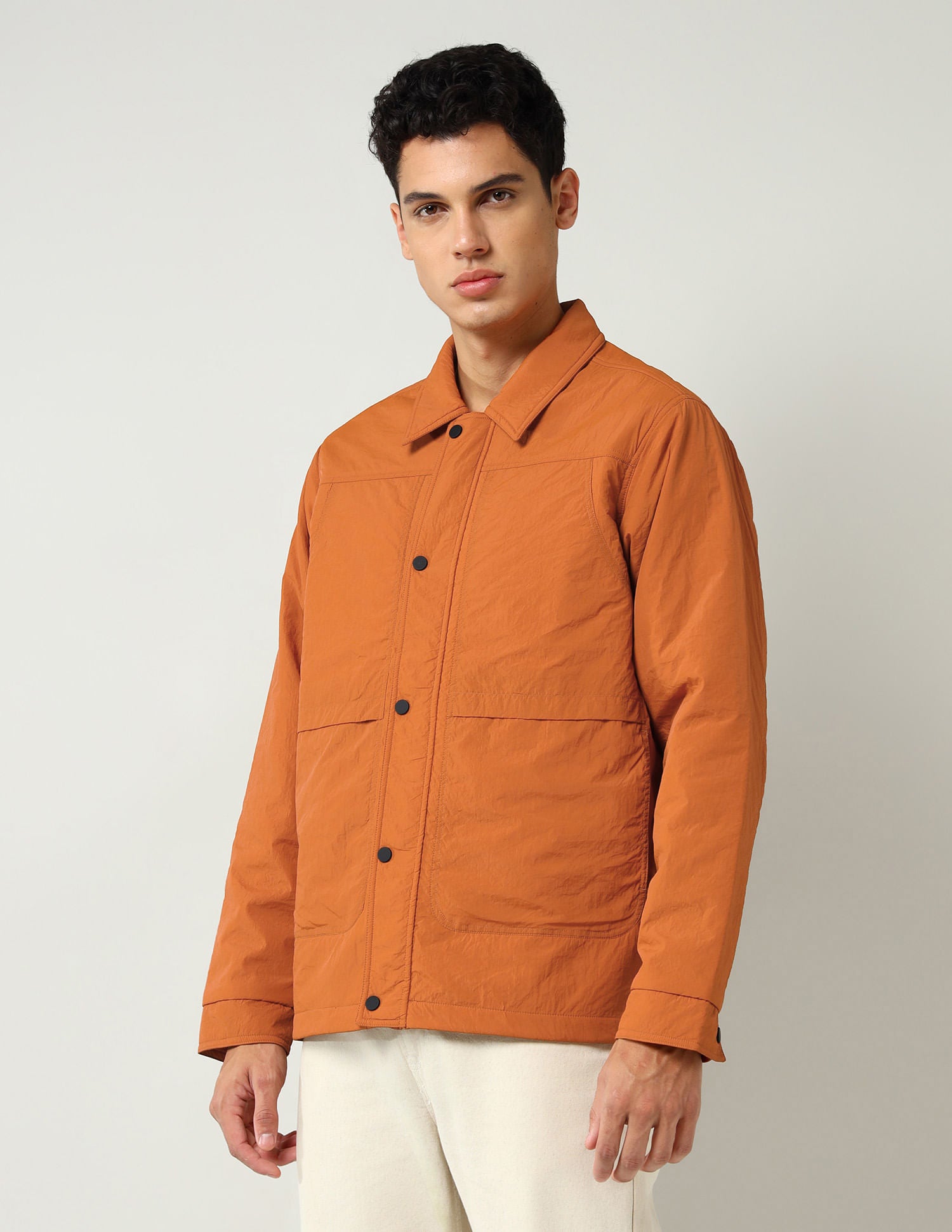 All-day Adventure Modern Slim Fit Solid Casual Jacket