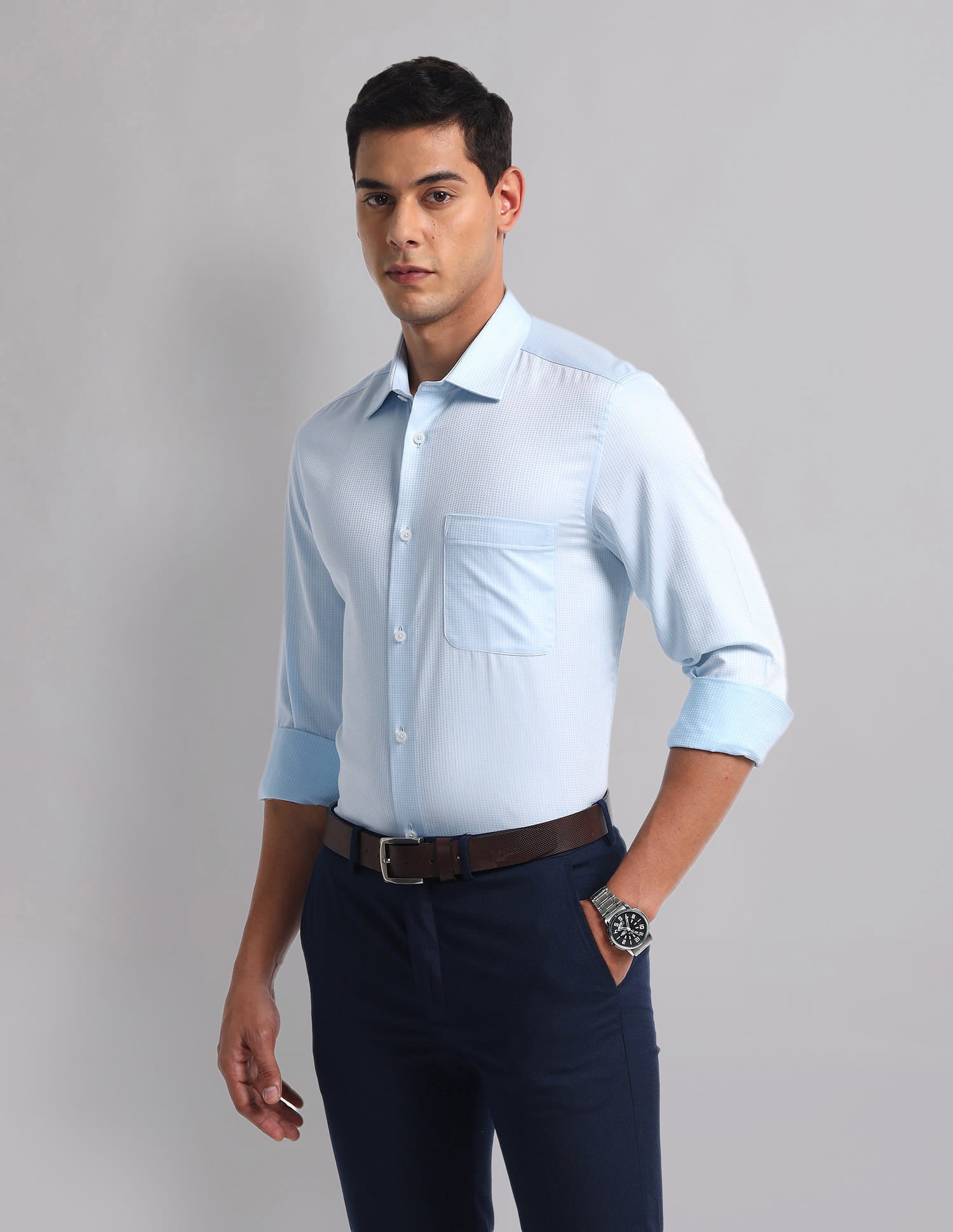 Everyday Staple Graph Check Cotton Shirt