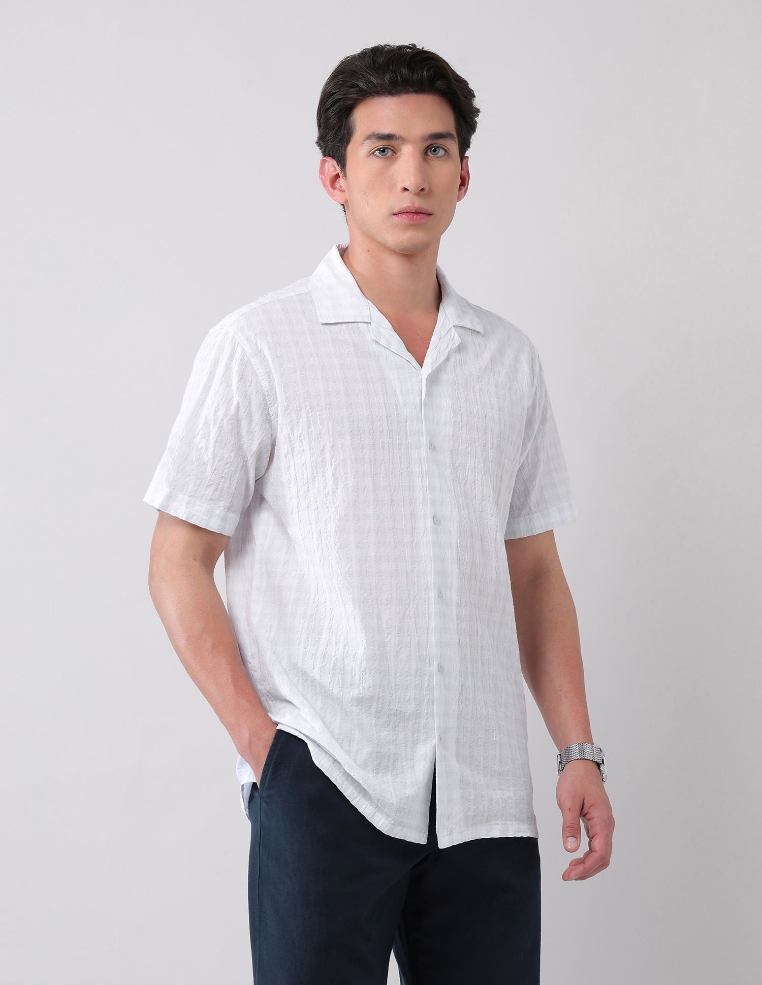 Fashion Decoded Urban Pause Modern Slim Fit Shirt