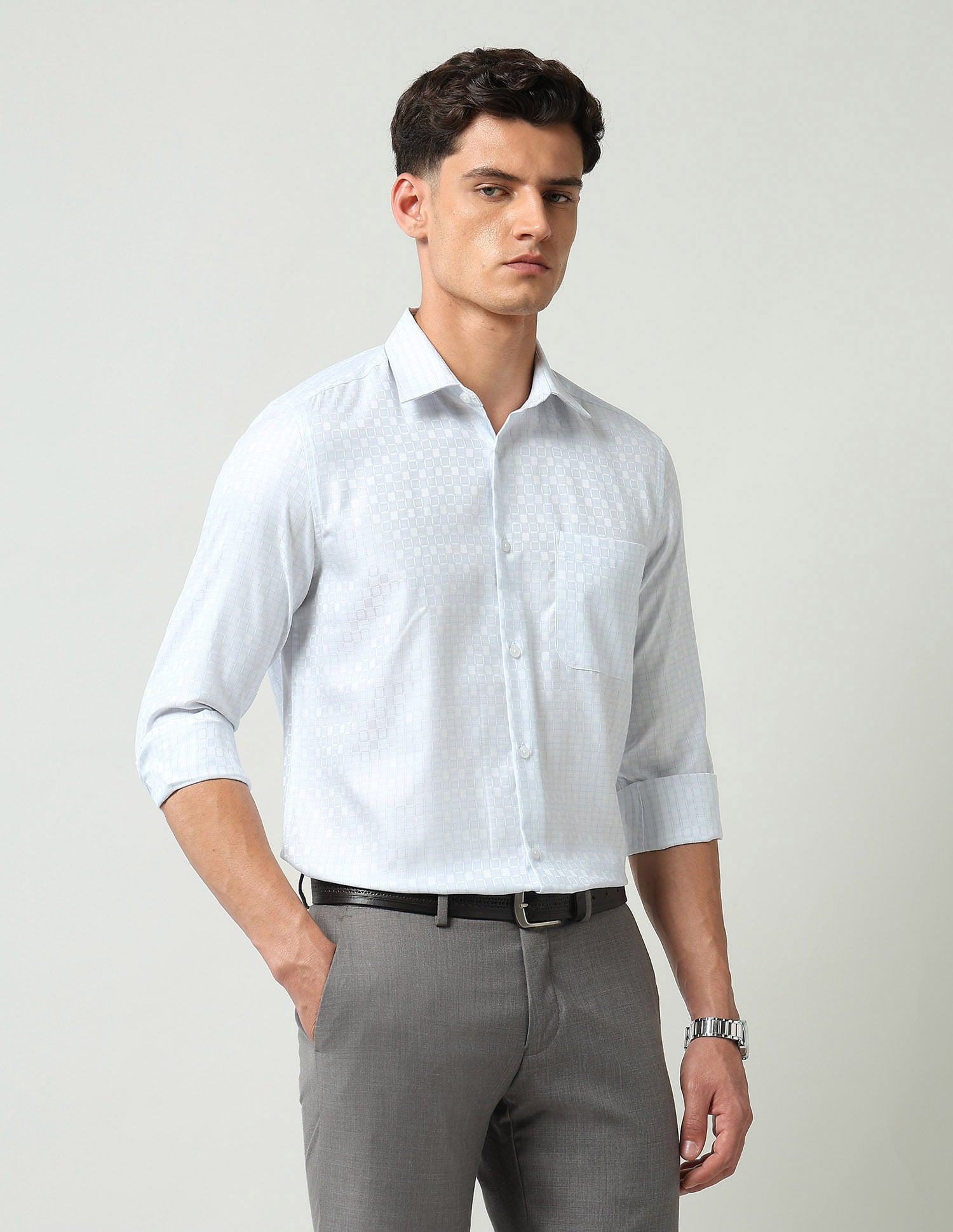 Tattersall Checked Regular Fit Shirt