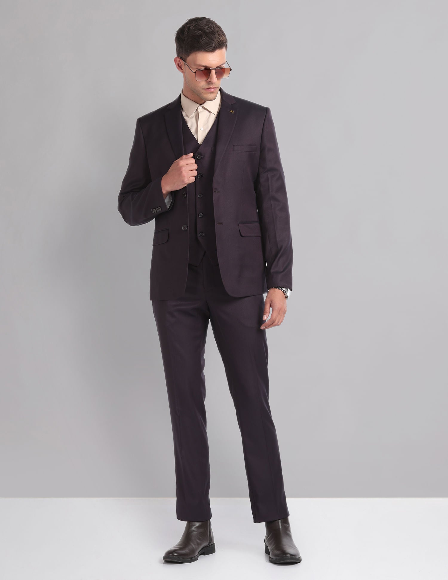 Elite & Stylish Reversible Waistcoat Three Piece Suit
