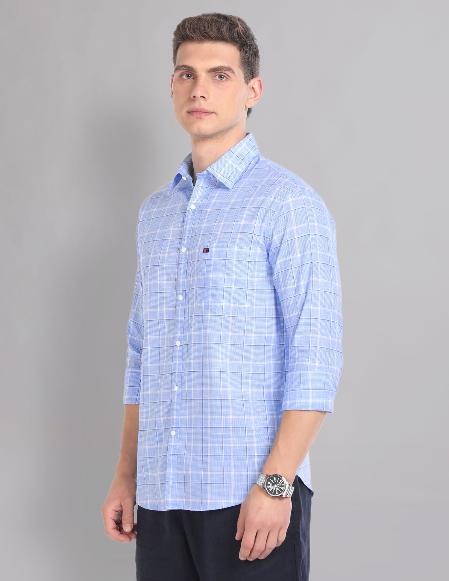 Tartan Check Pure Cotton Summer Shirt