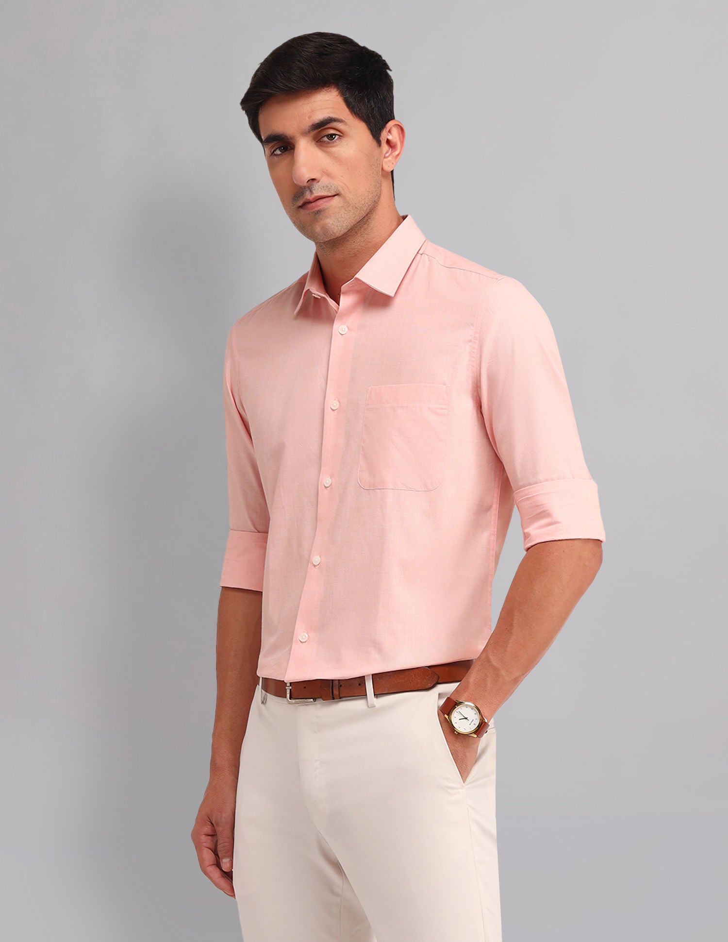 Style Refined Regular Fit Pure Cotton Shirt