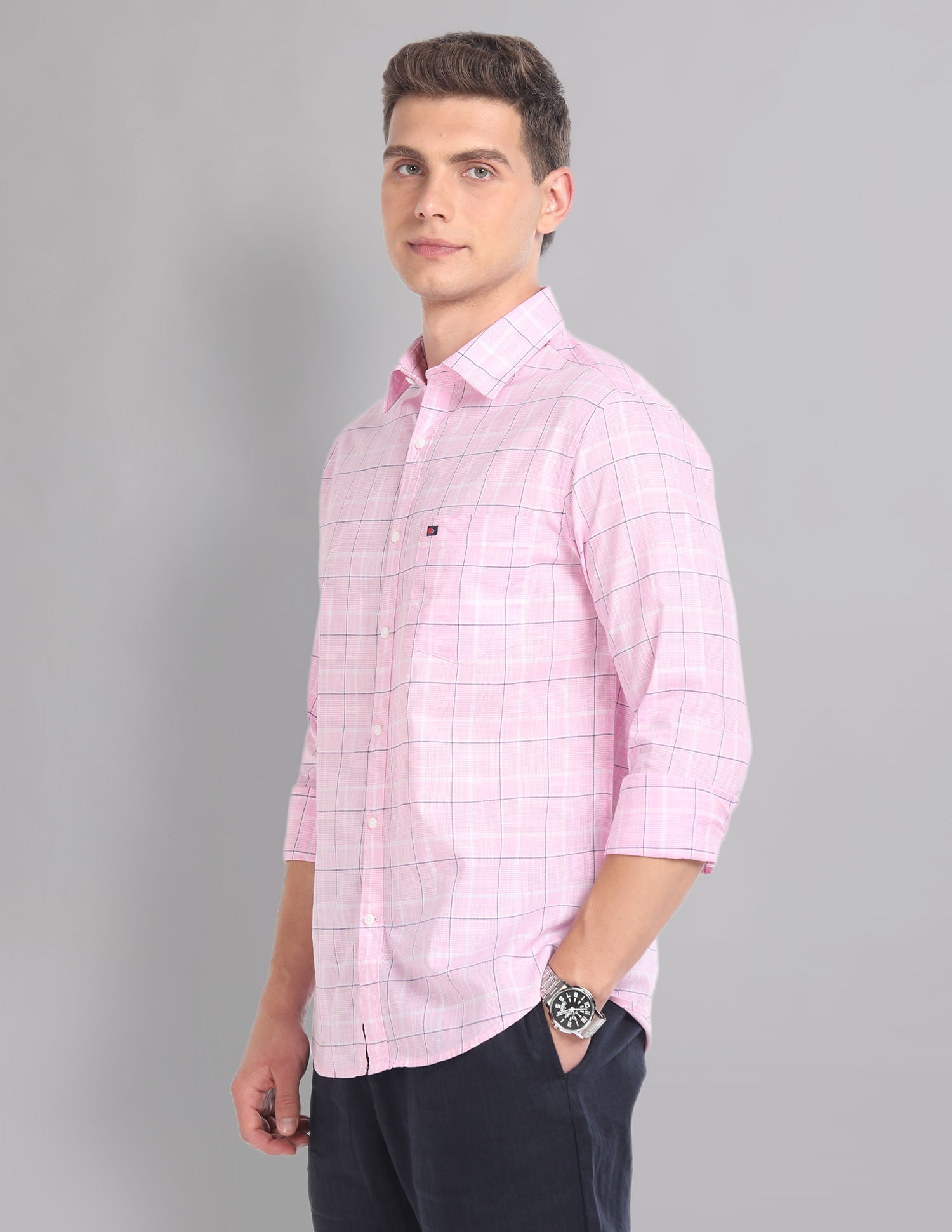 Tartan Check Pure Cotton Summer Shirt