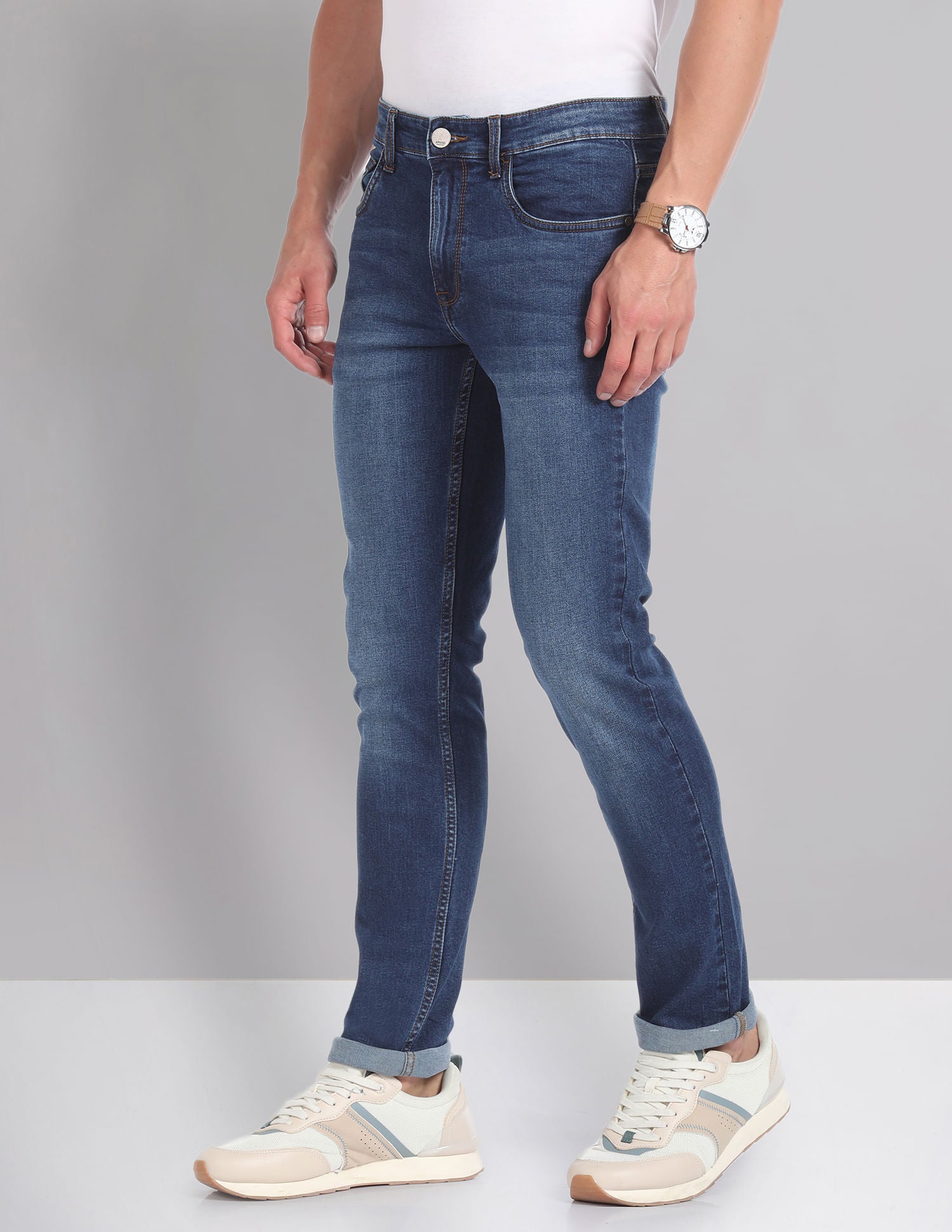 Refined Mid Rise Skinny Fit Jeans