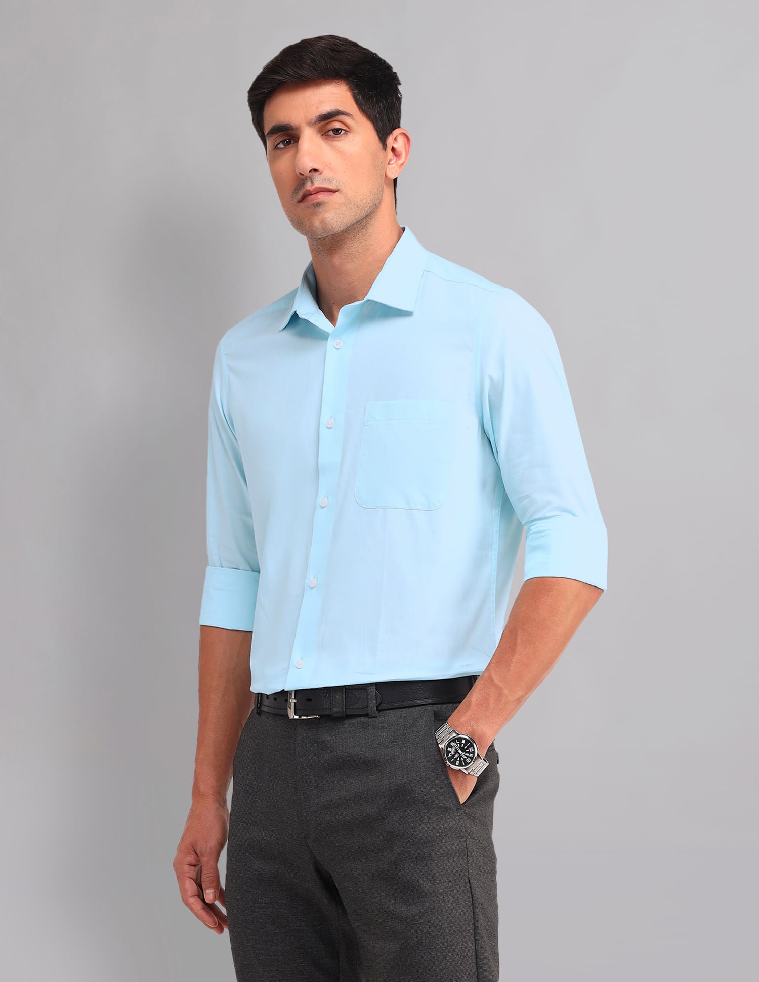 Style Refined Regular Fit Pure Cotton Shirt