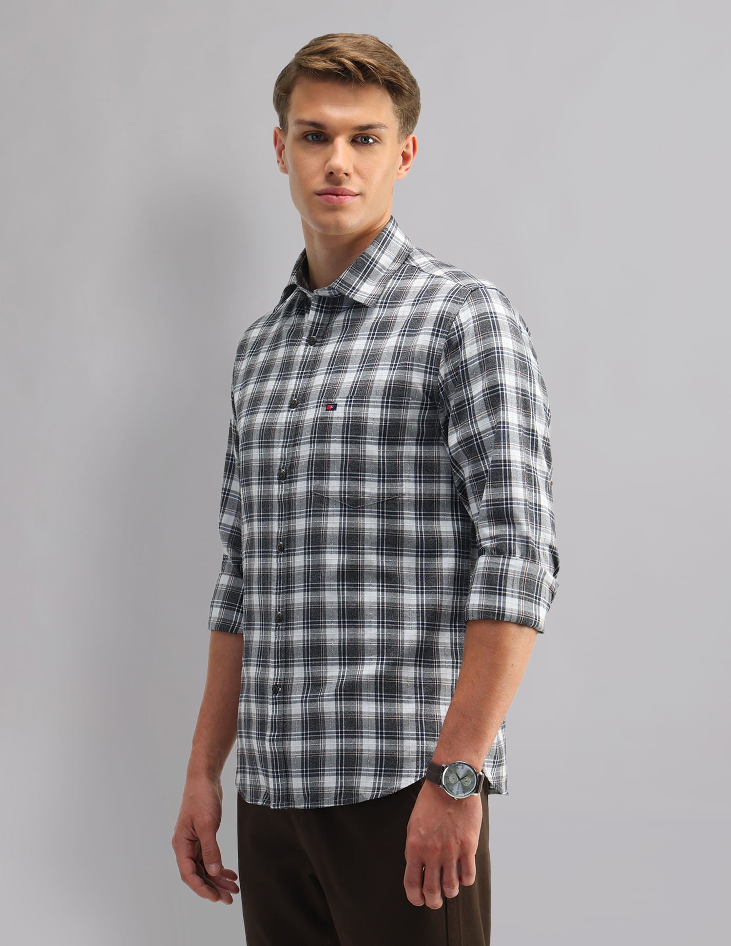 Classic & Modern Slim Tartan Check Shirt