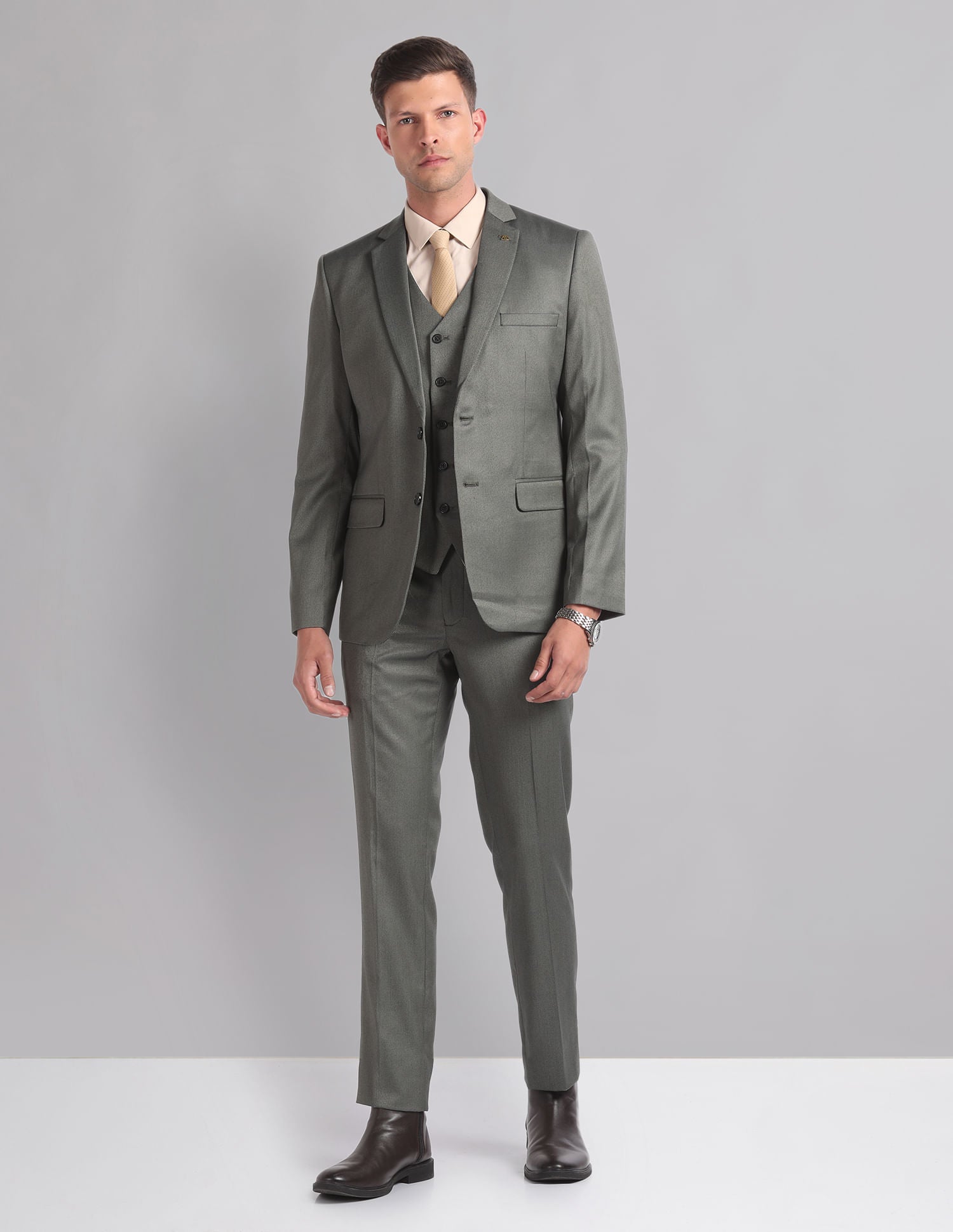 Elite & Stylish Reversible Waistcoat Three Piece Suit