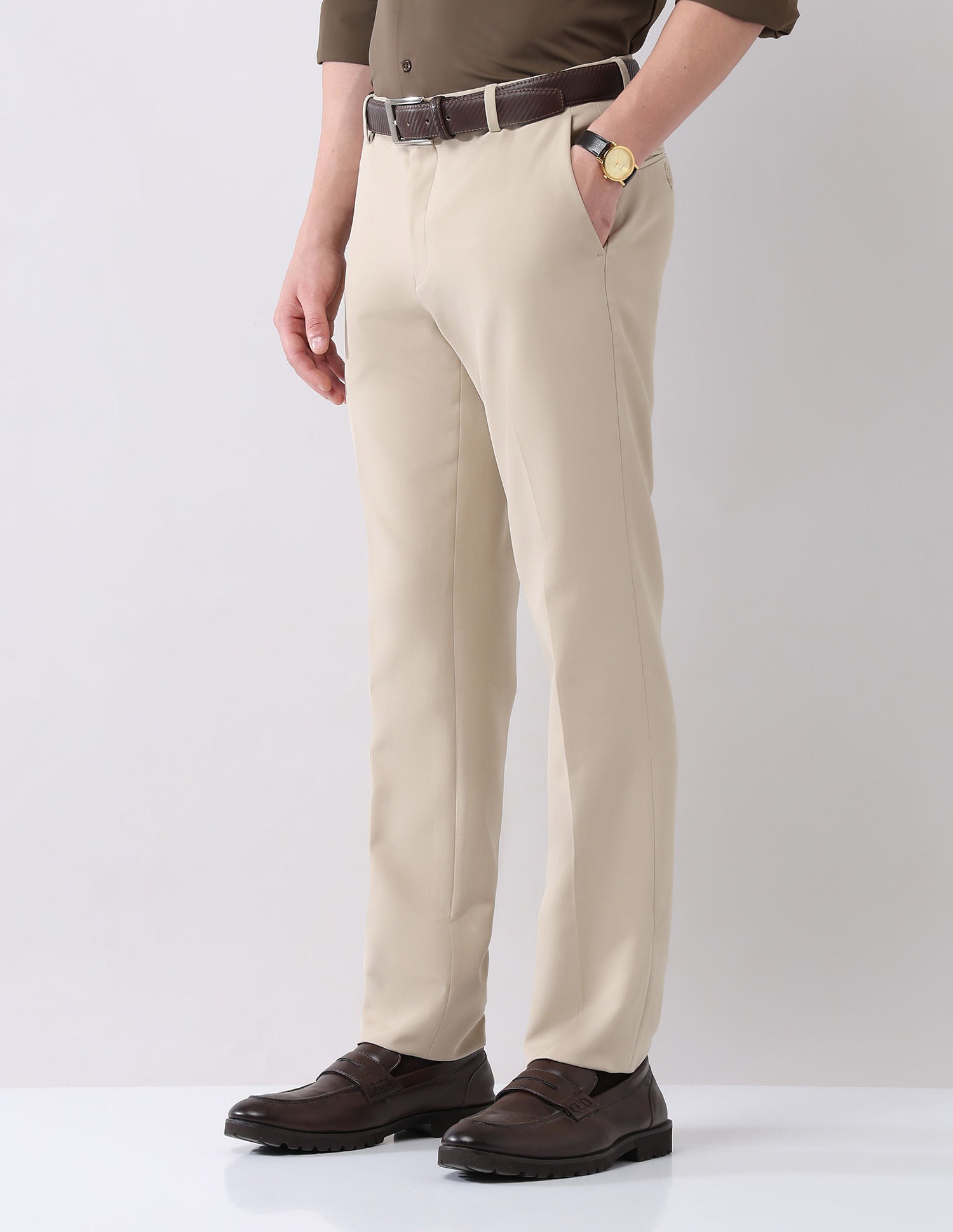 Office Hour Modern Slim Fit Formal Trousers