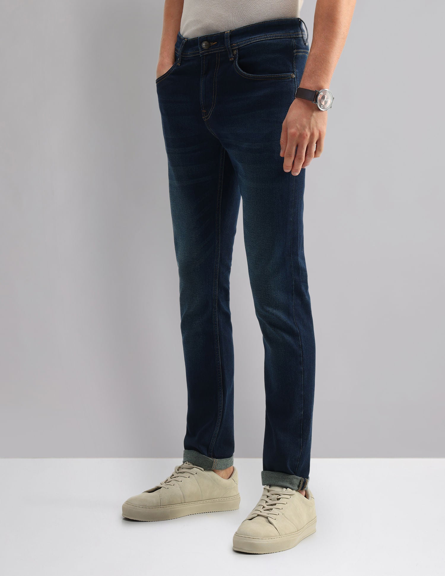 Refined Mid Rise Skinny Fit Jeans