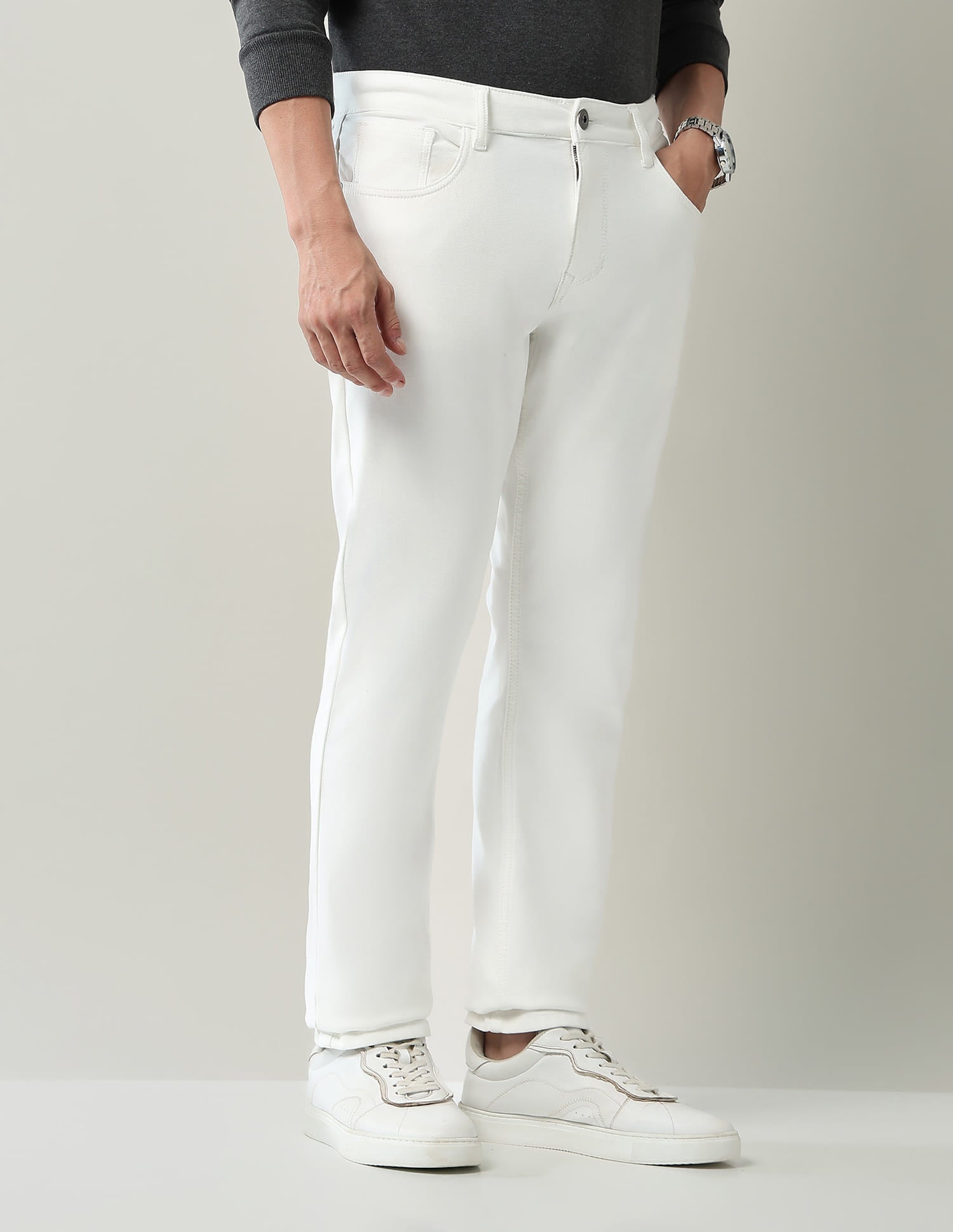 Mid Rise Slim Fit Jeans